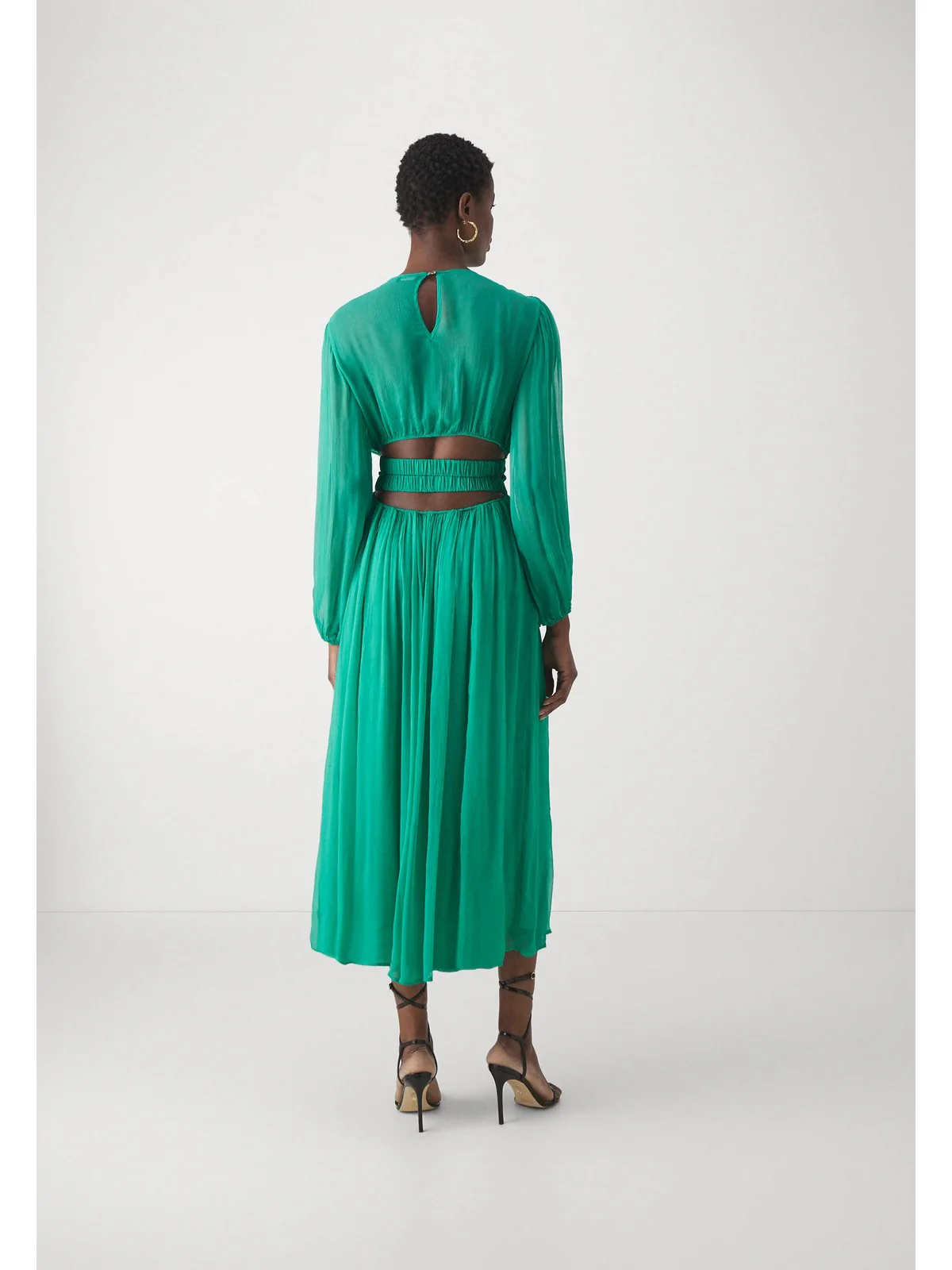 LIU JO BLACK Abito Donna CA4302T3473 X0556 Verde - Image 4
