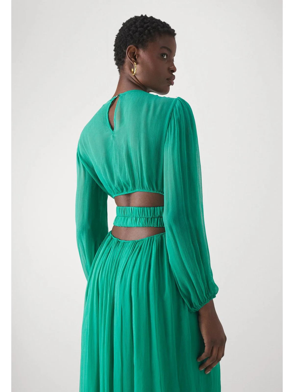 LIU JO BLACK Abito Donna CA4302T3473 X0556 Verde - Image 5