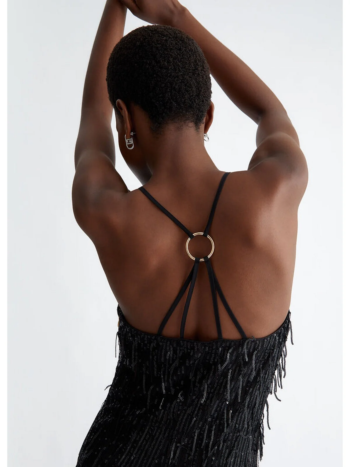 LIU JO BLACK Abito Donna  CA4343J1930 22222 Nero - Image 3