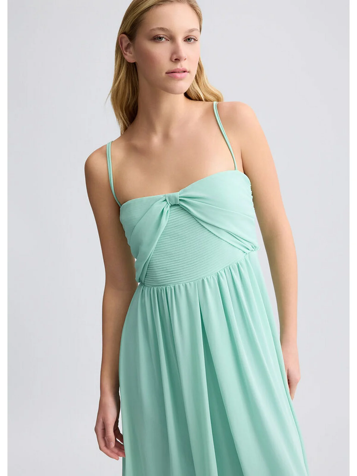 LIU JO BLACK Abito Donna  CA5268TS869 X0687 Mint - Image 2
