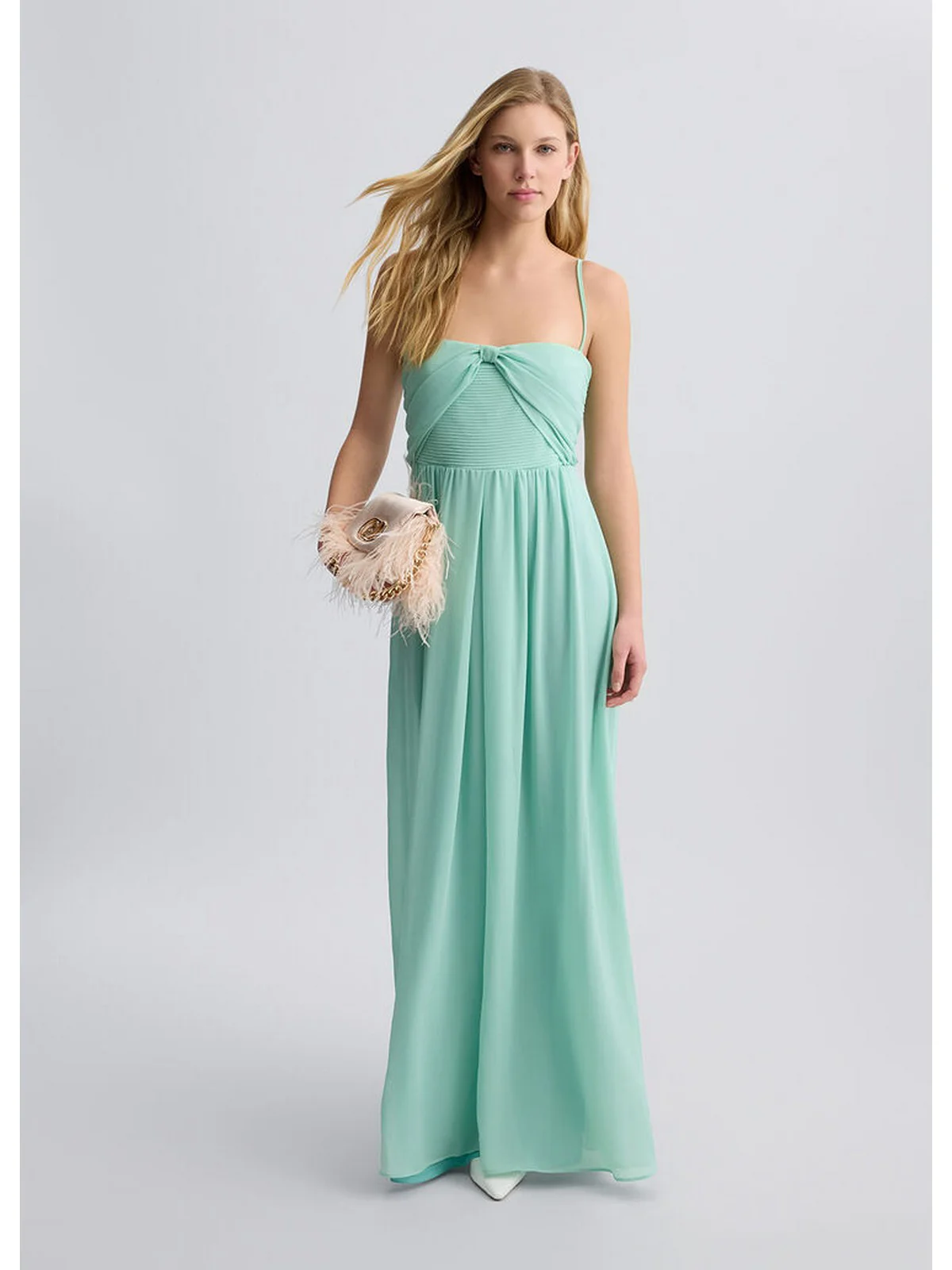 LIU JO BLACK Abito Donna  CA5268TS869 X0687 Mint - Image 5