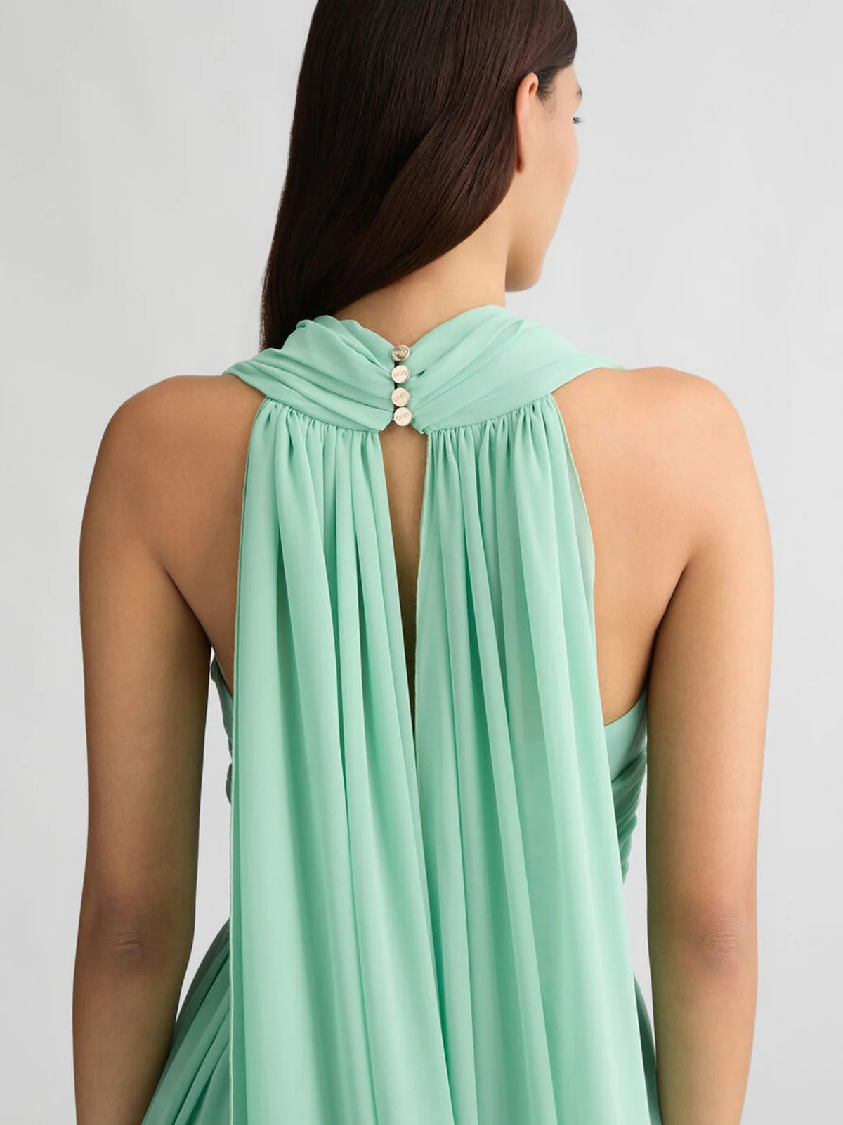 LIU JO BLACK Abito Donna  CA5302TS869 X0687 Verde - Image 6