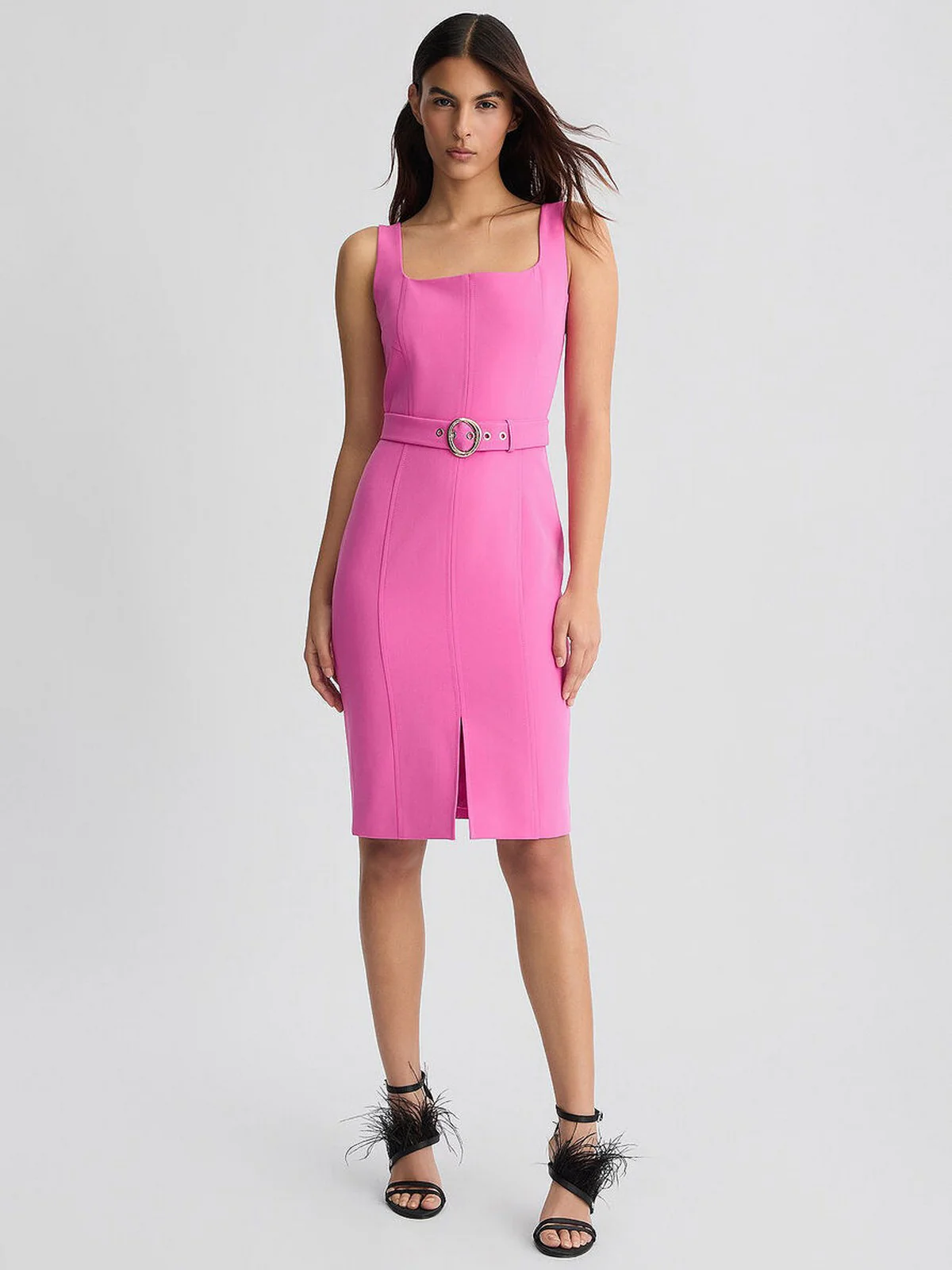 LIU JO BLACK Abito Donna CA5306T2200 X0450 Rosa - Image 2