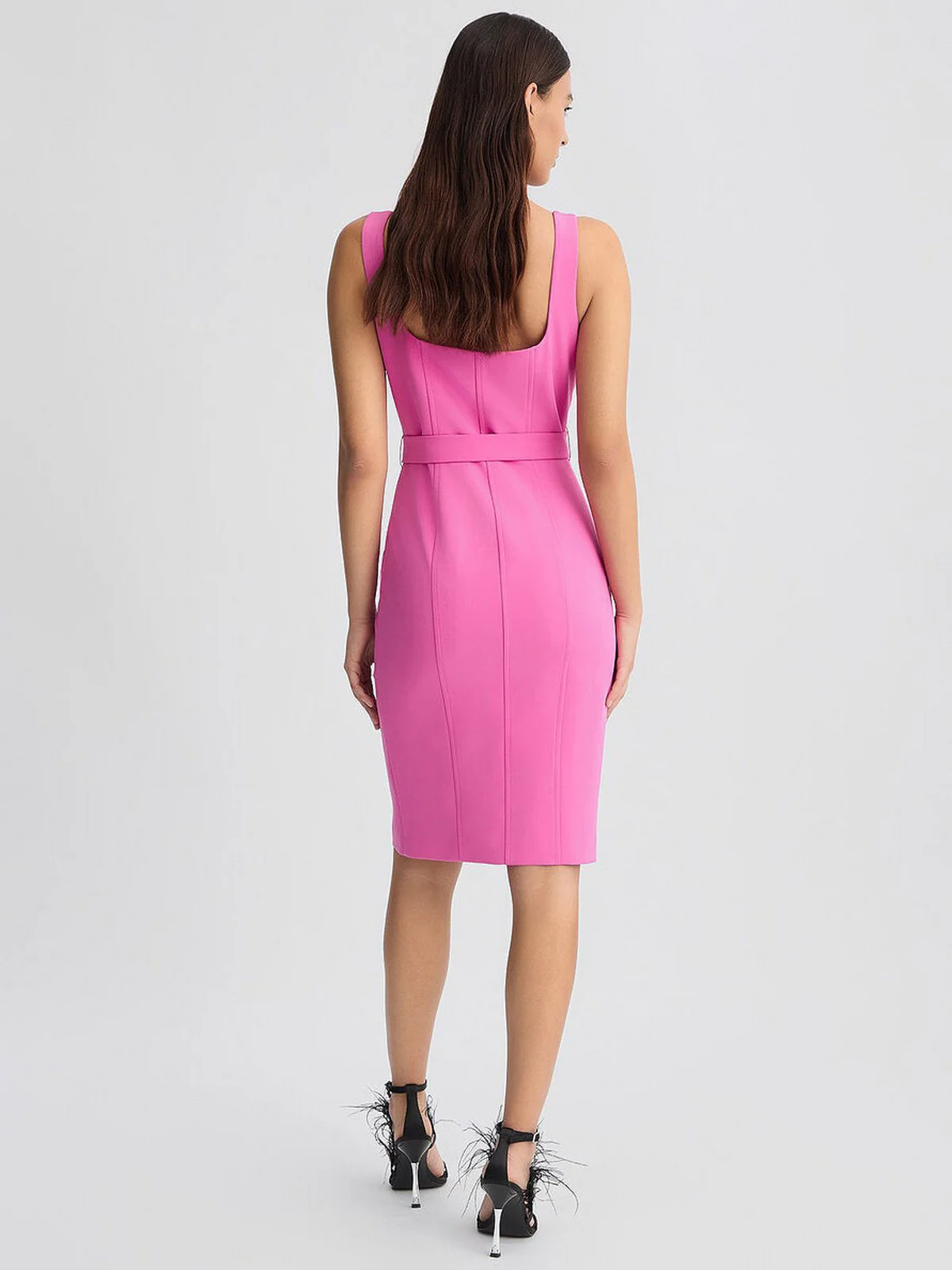 LIU JO BLACK Abito Donna CA5306T2200 X0450 Rosa - Image 3