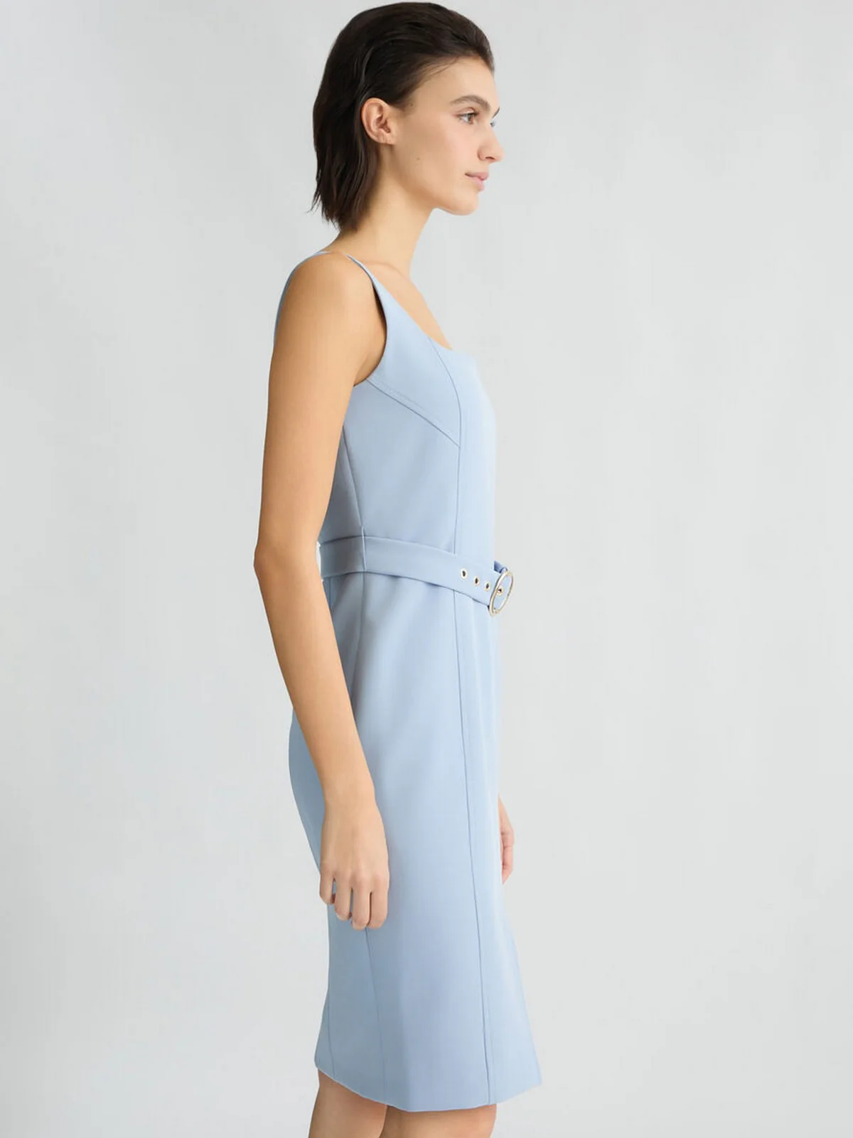 LIU JO BLACK Abito Donna CA5306T2200 X0647 Blu - Image 5
