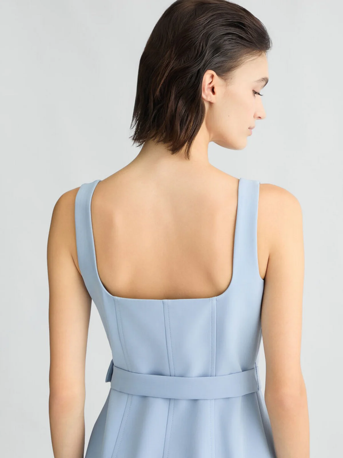 LIU JO BLACK Abito Donna CA5306T2200 X0647 Blu - Image 6
