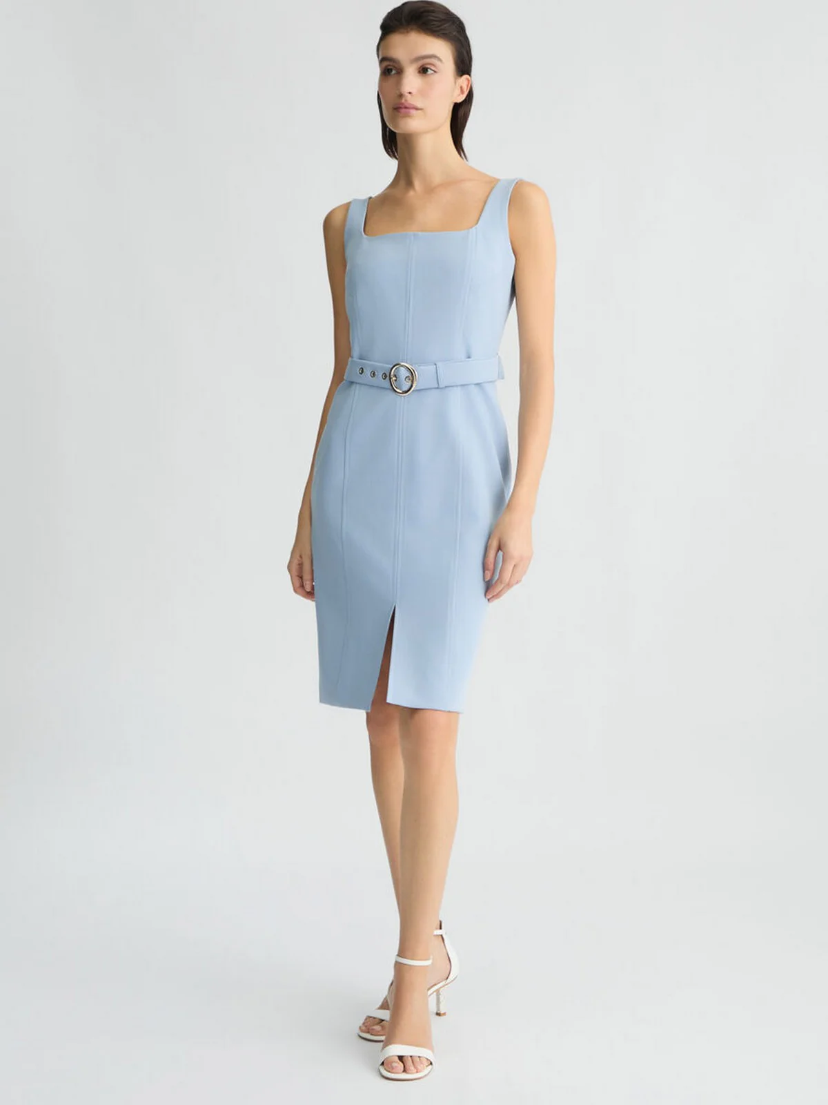 LIU JO BLACK Abito Donna CA5306T2200 X0647 Blu - Image 7