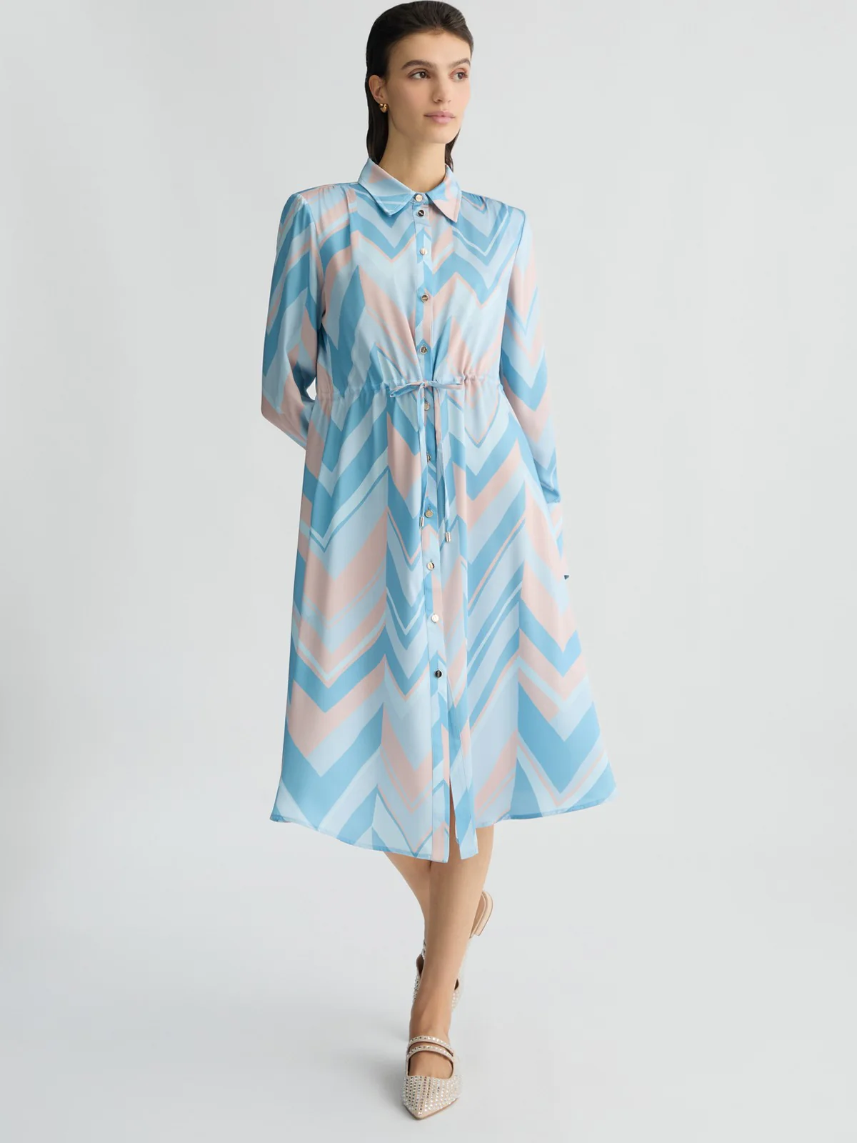 LIU JO BLACK Abito Donna  CA5351TS531 M9314 Blu - Image 7