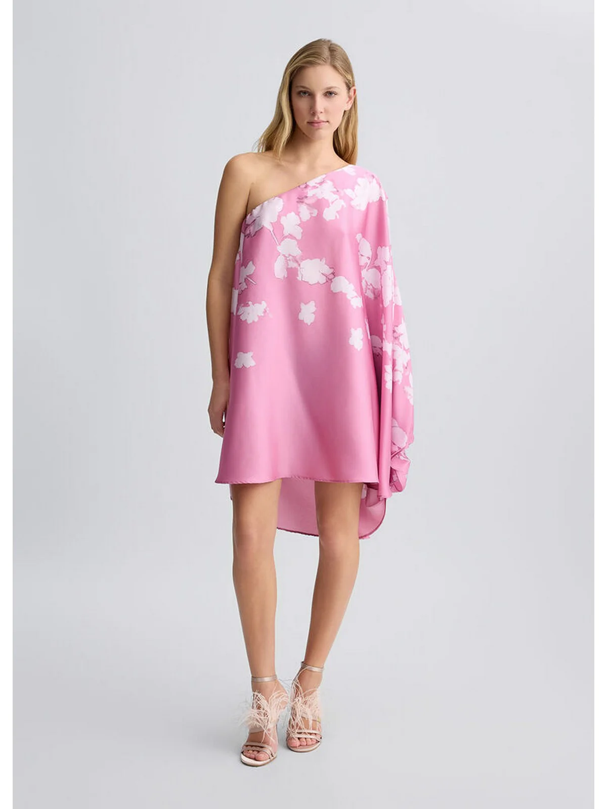 LIU JO BLACK Abito Donna CA5386TS872 M9259 PINK CAKE NUANC.BLOS - Image 4