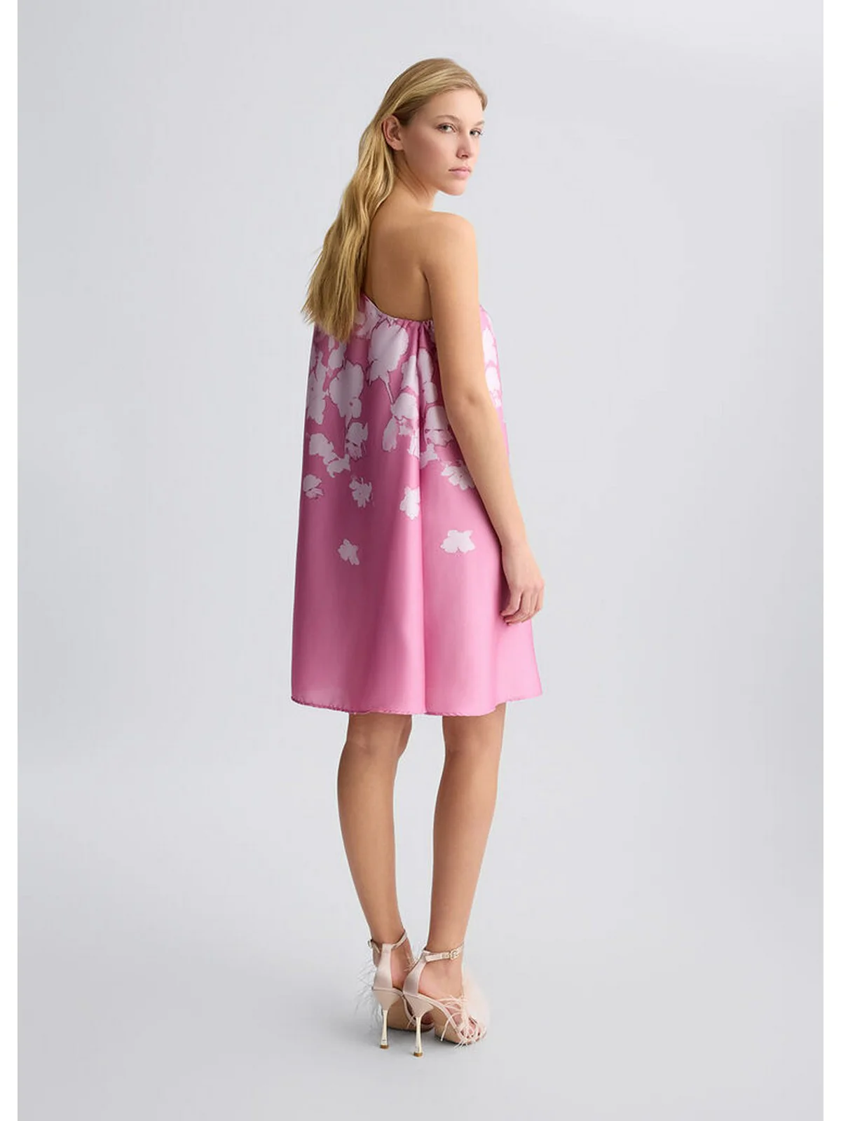 LIU JO BLACK Abito Donna CA5386TS872 M9259 PINK CAKE NUANC.BLOS - Image 5