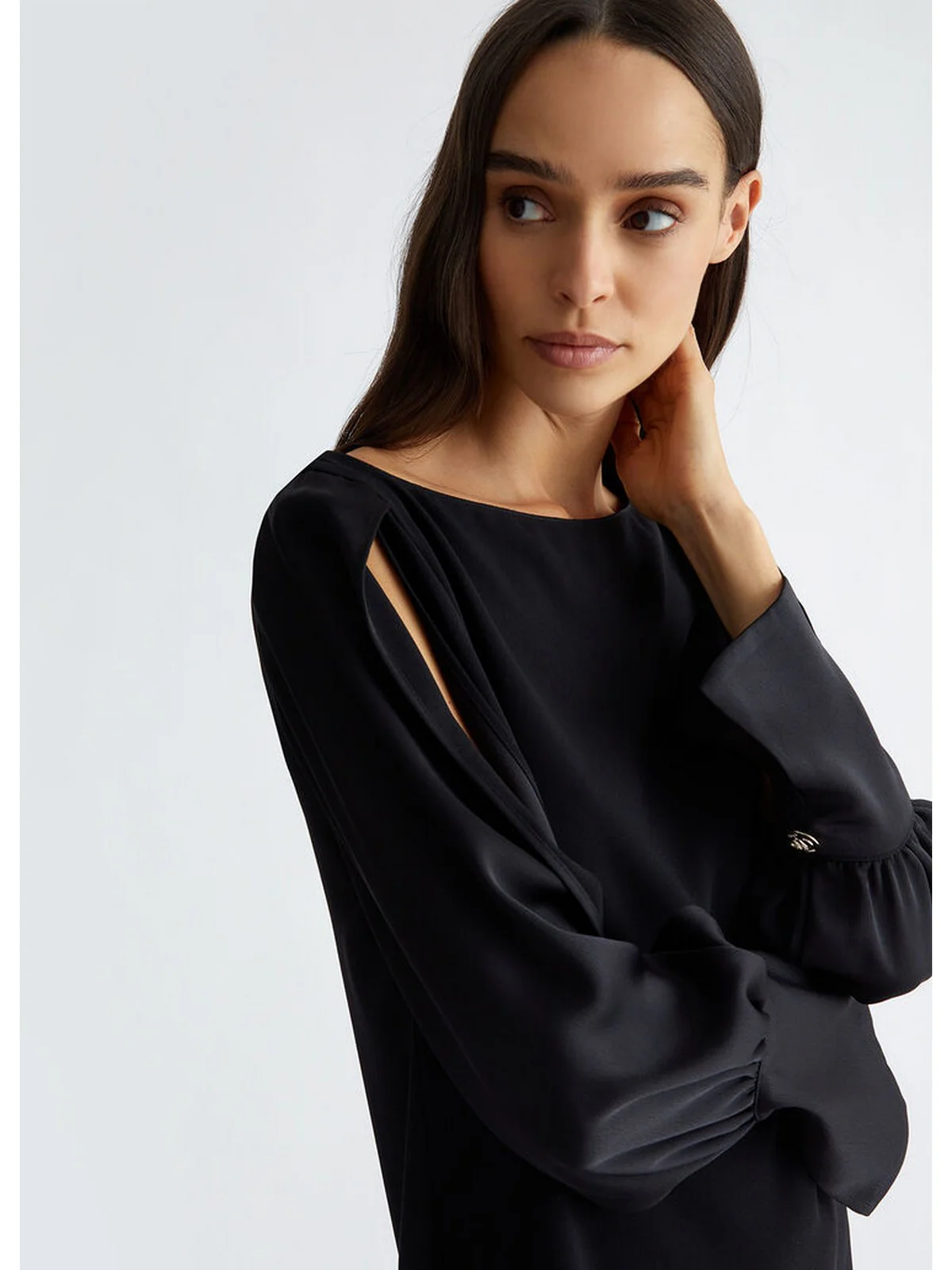 LIU JO BLACK Abito Donna  CF4064T3970 22222 Nero - Image 3