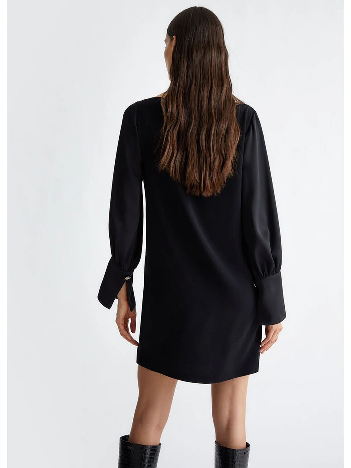 LIU JO BLACK Abito Donna  CF4064T3970 22222 Nero - Image 4