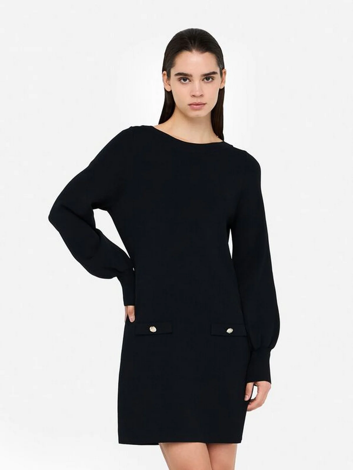 LIU JO BLACK Abito Donna  CF5085MS55N 22222 Nero - Image 5