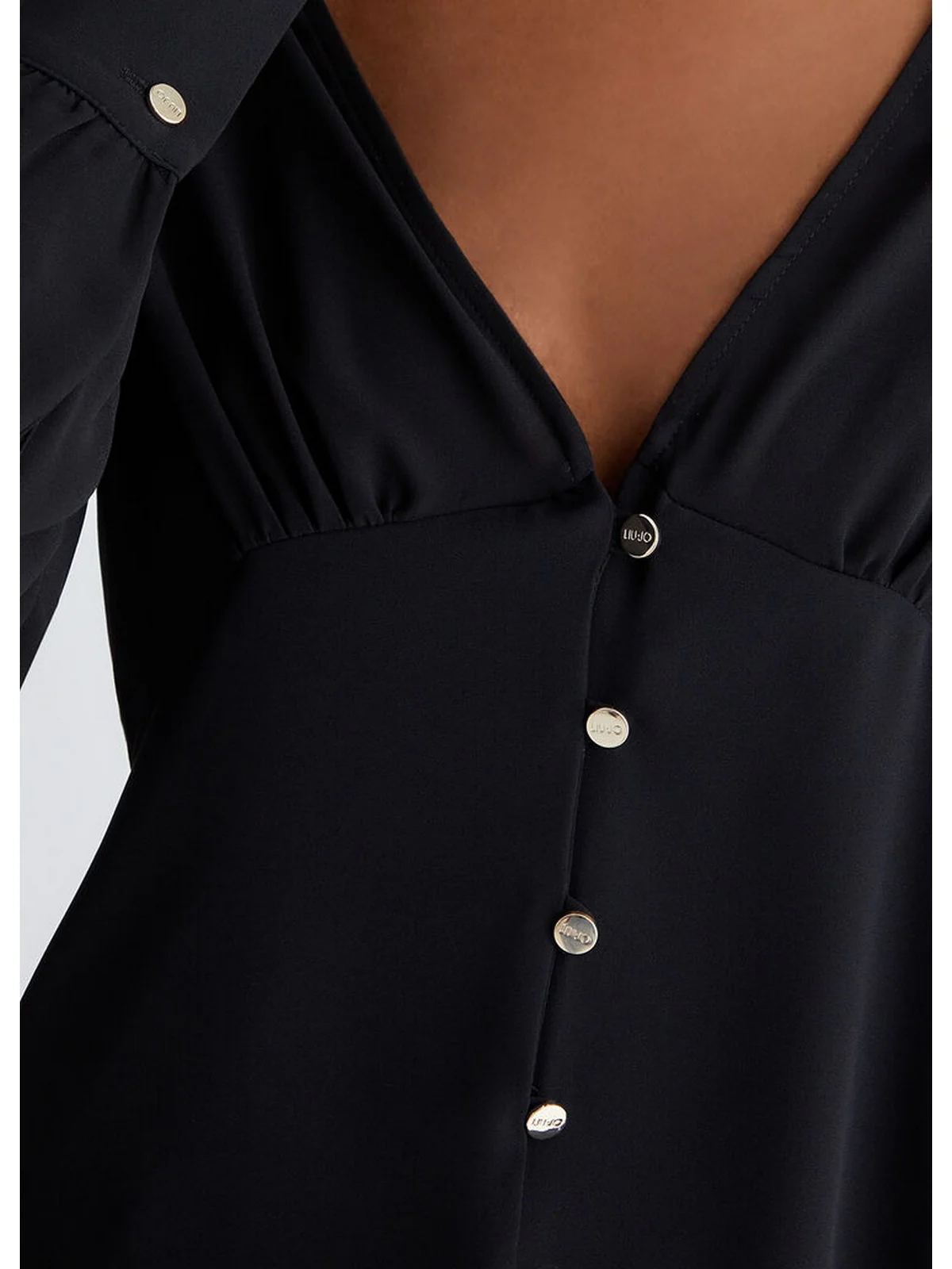 LIU JO BLACK Blusa Donna  CA4044TS055 22222 Nero - Image 2