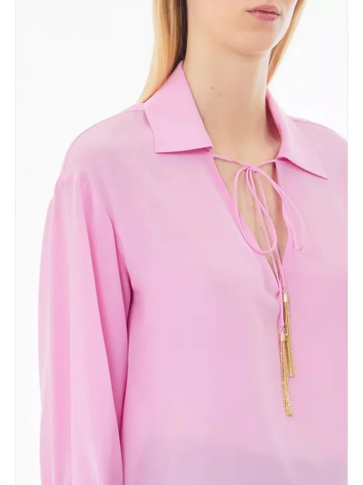 LIU JO BLACK Blusa Donna  CA5267T5853 X0686 Pink cake - Image 4