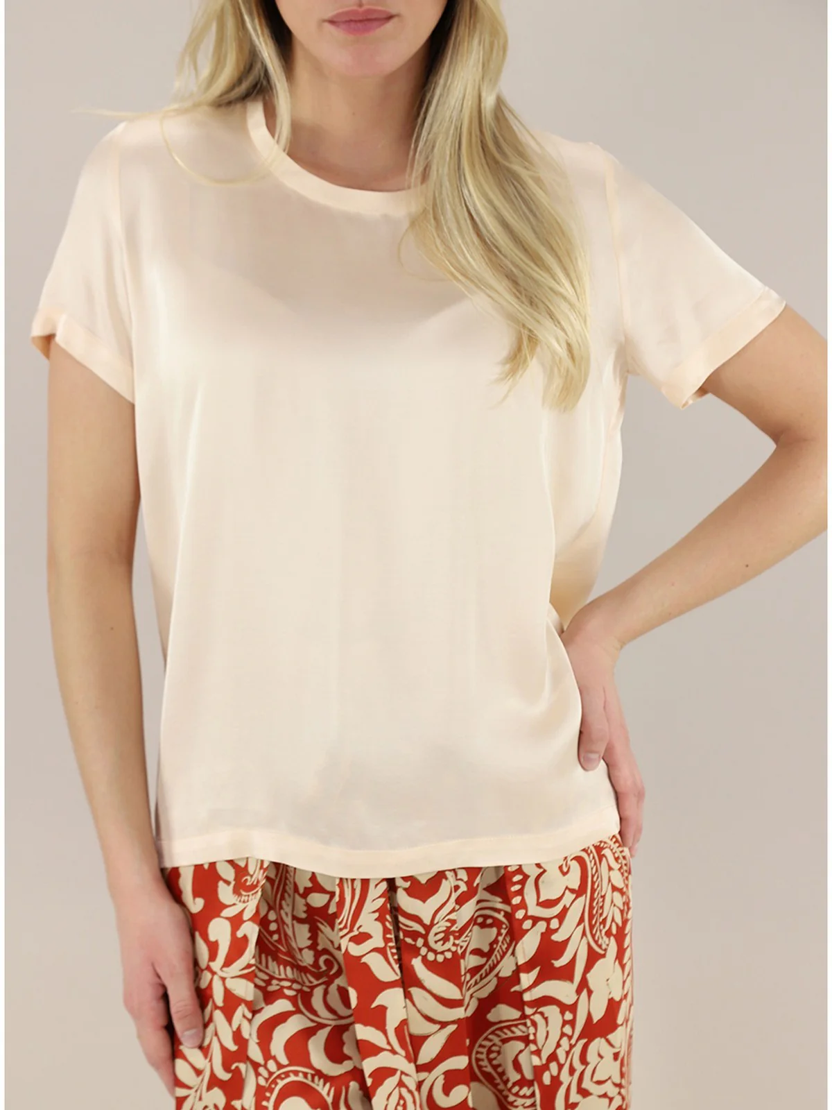 LIU JO BLACK Blusa Donna  CA5354T2571 X0659 Beige - Image 7