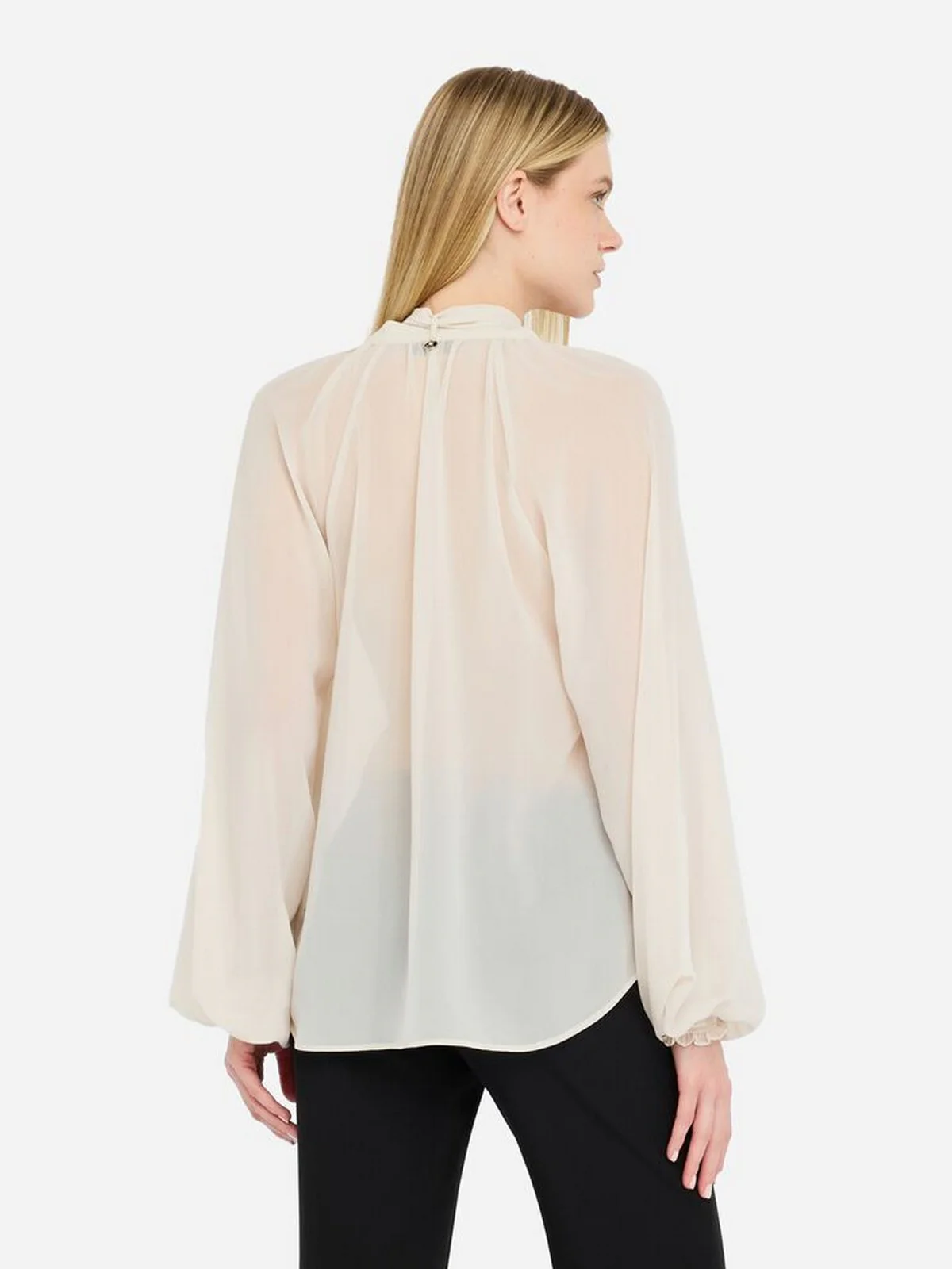 LIU JO BLACK Blusa Donna  CF5121TS869 X0726 IVORY - Image 4