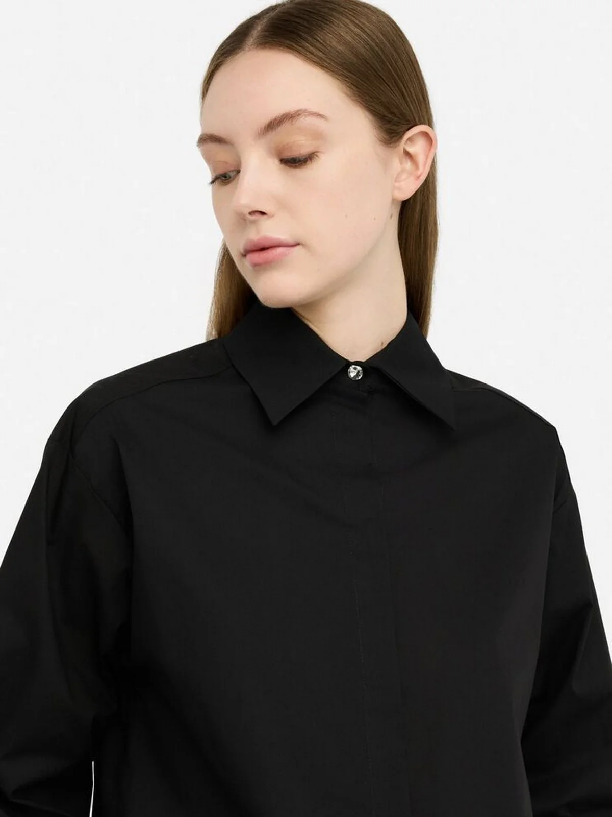 LIU JO BLACK Camicia Donna  CF5175T3216 22222 Nero - Image 4