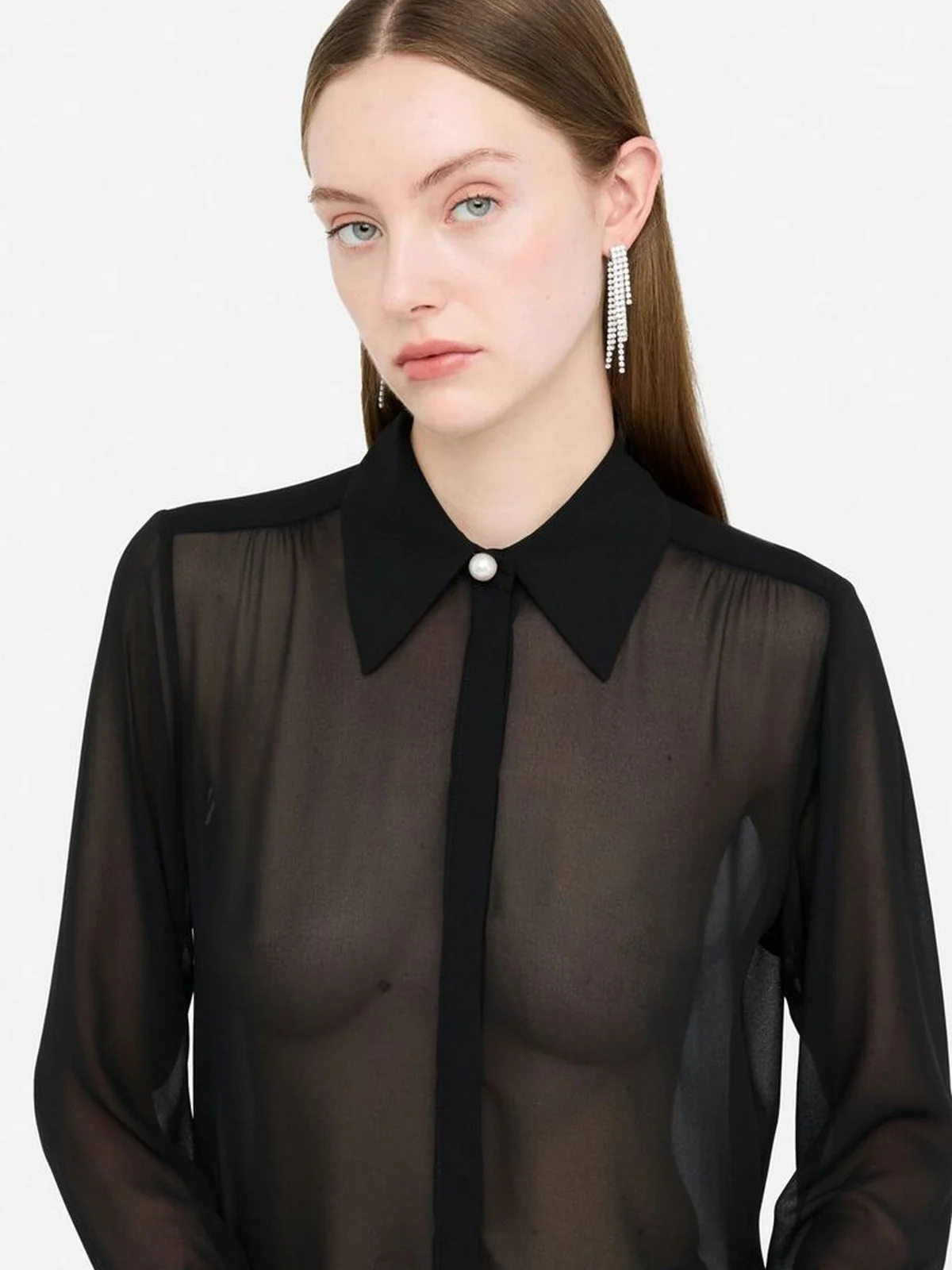 LIU JO BLACK Camicia Donna  CF5302TS869 22222 Nero - Image 2