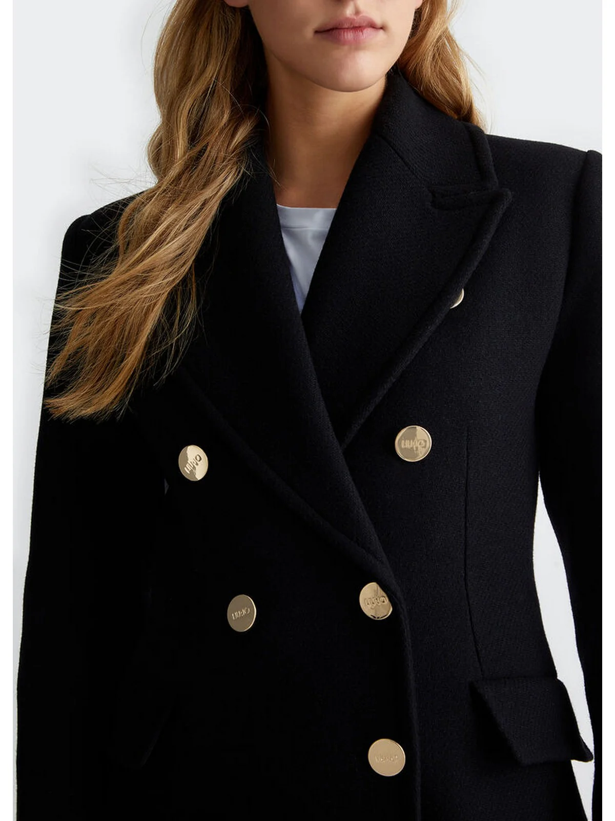 LIU JO BLACK Cappotto Donna  CF4011T3575 22222 Nero - Image 3