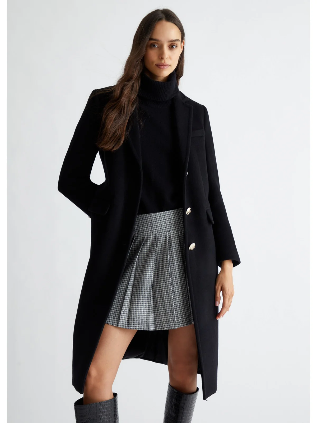 LIU JO BLACK Cappotto Donna CF4333T2583 22222 Nero - Image 3