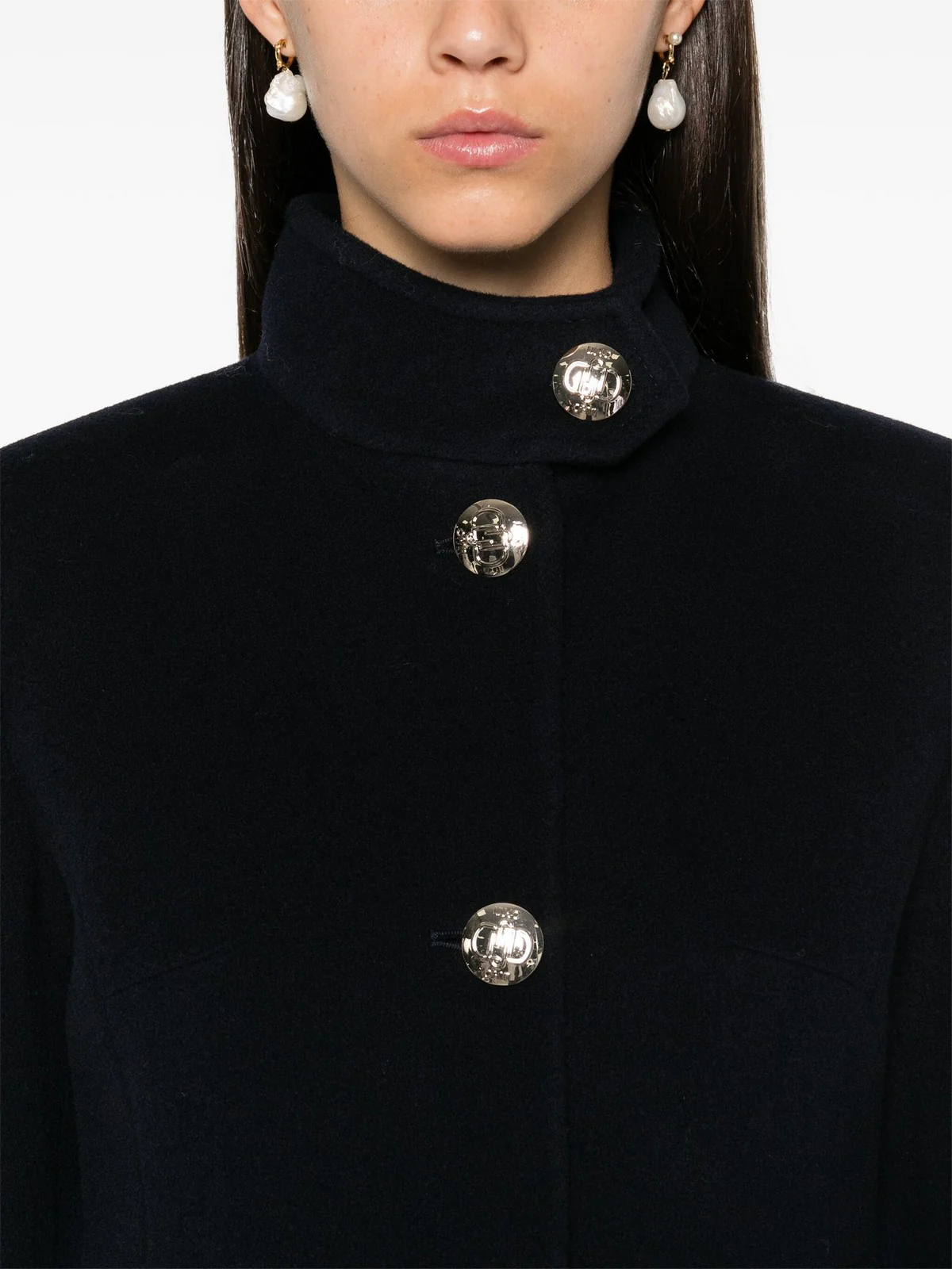 LIU JO BLACK Cappotto Donna  CF4356T2583 22222 Nero - Image 5
