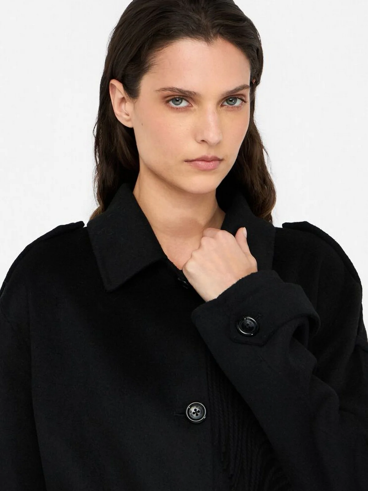 LIU JO BLACK Cappotto Donna CF5058T4627 22222 Nero - Image 3