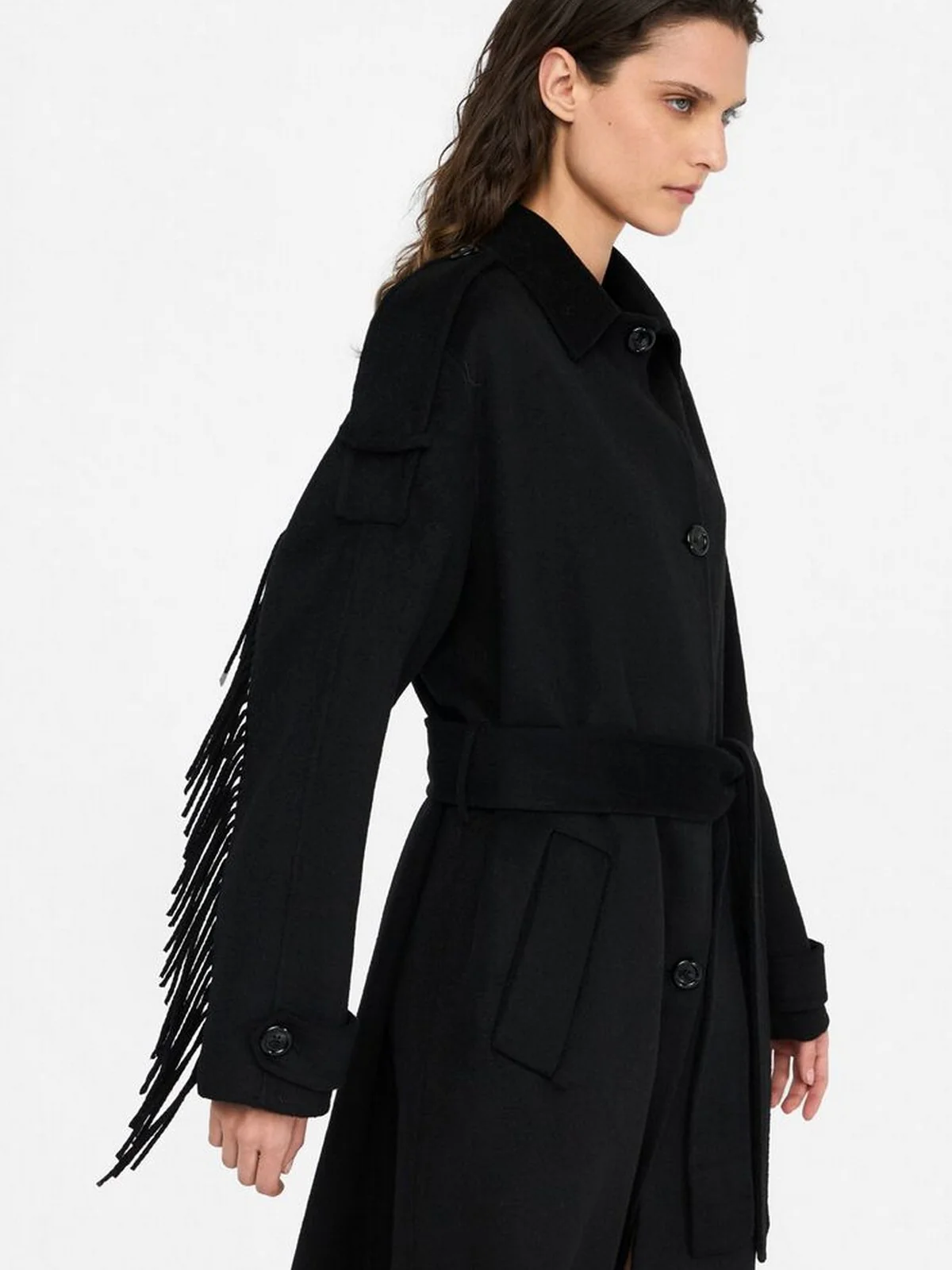 LIU JO BLACK Cappotto Donna CF5058T4627 22222 Nero - Image 4