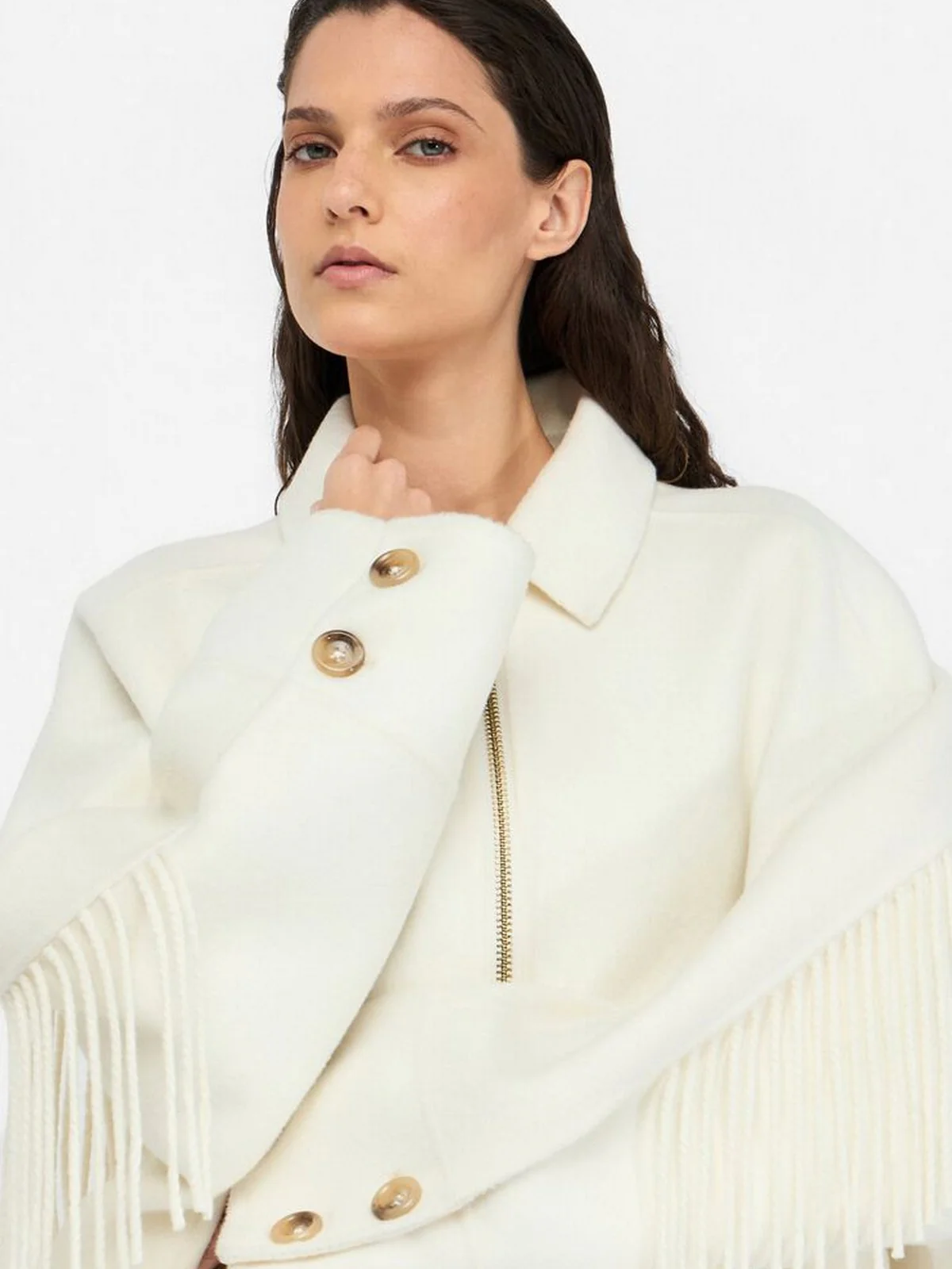 LIU JO BLACK Cappotto Donna  CF5059T4627 10608 WHITE BUTTER - Image 2