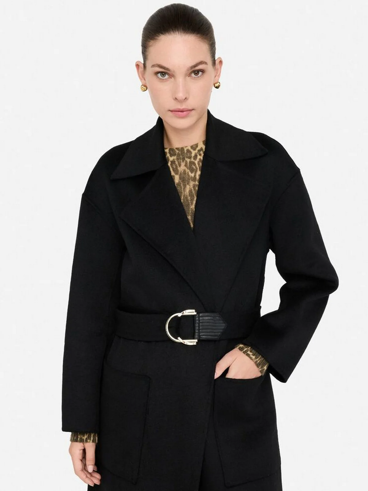 LIU JO BLACK Cappotto Donna CF5283T4627 22222 Nero - Image 2