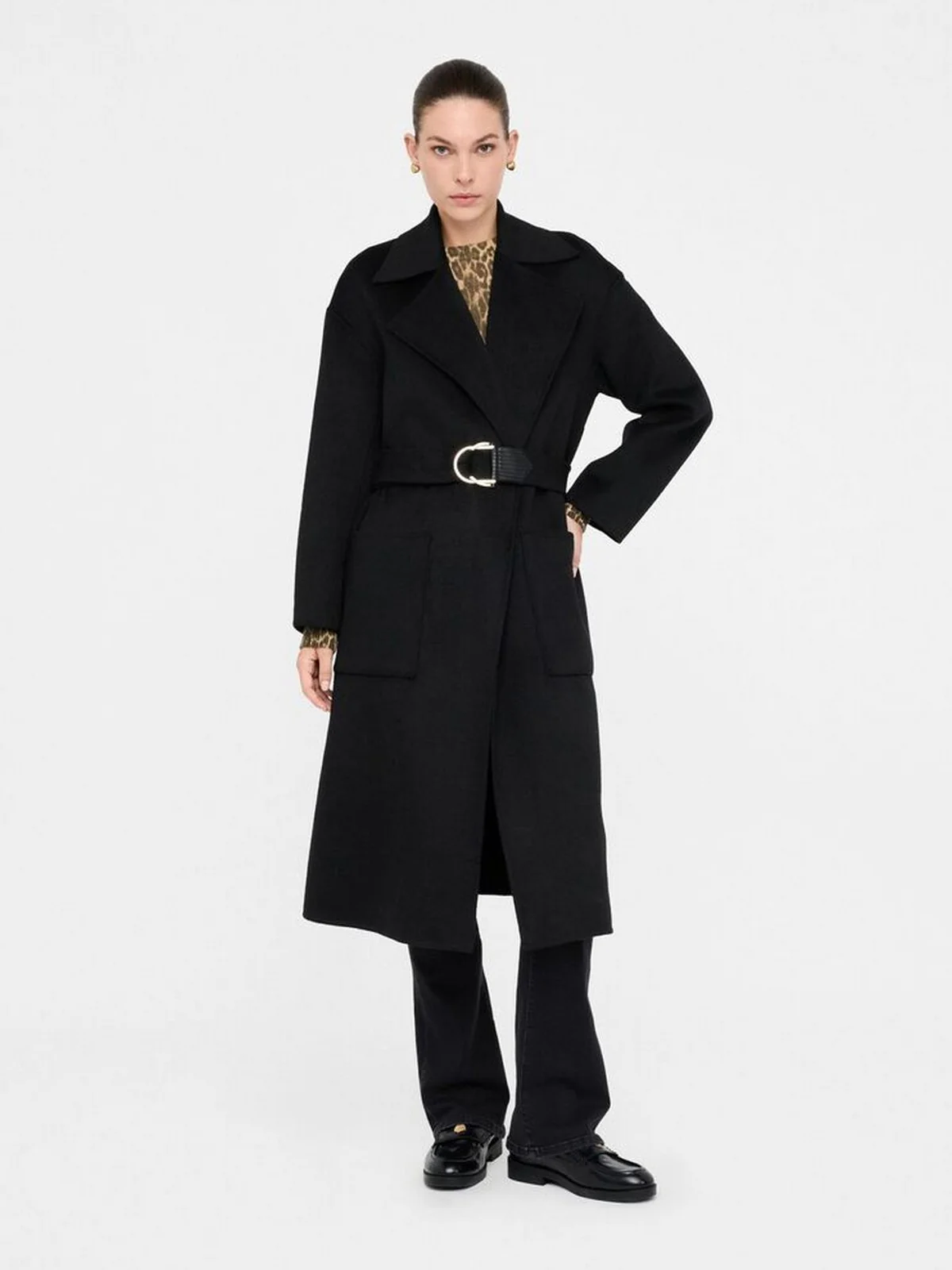 LIU JO BLACK Cappotto Donna CF5283T4627 22222 Nero - Image 5