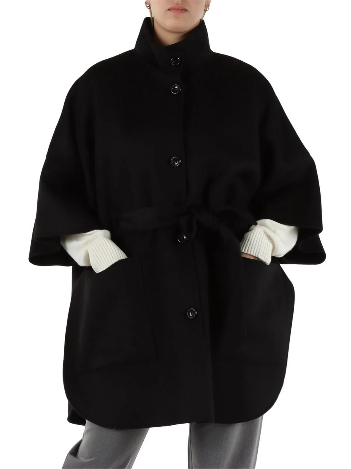LIU JO BLACK Cappotto Donna CF5293T4627 22222 Nero - Image 3