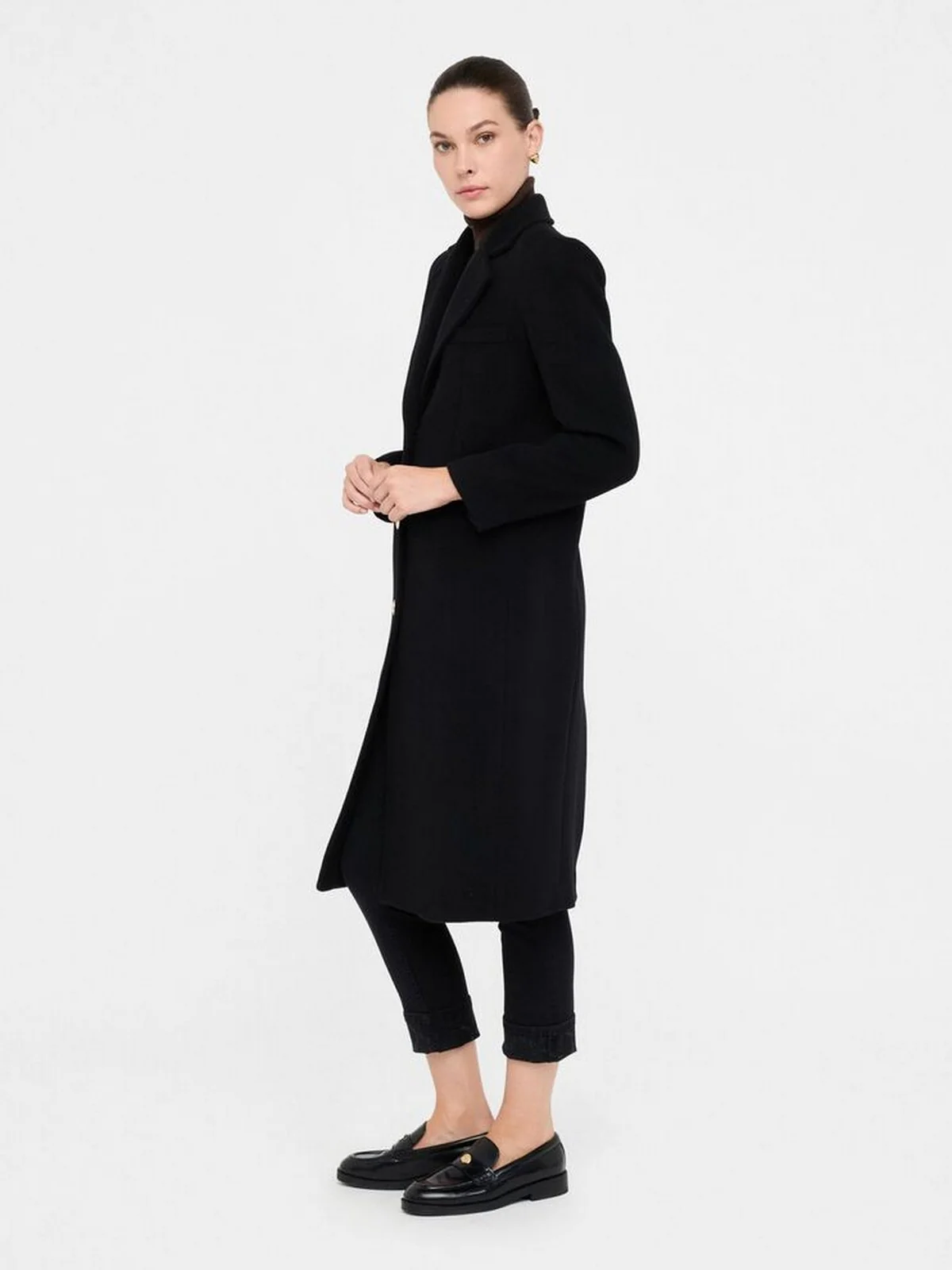 LIU JO BLACK Cappotto Donna CF5305T2583 22222 Nero - Image 3