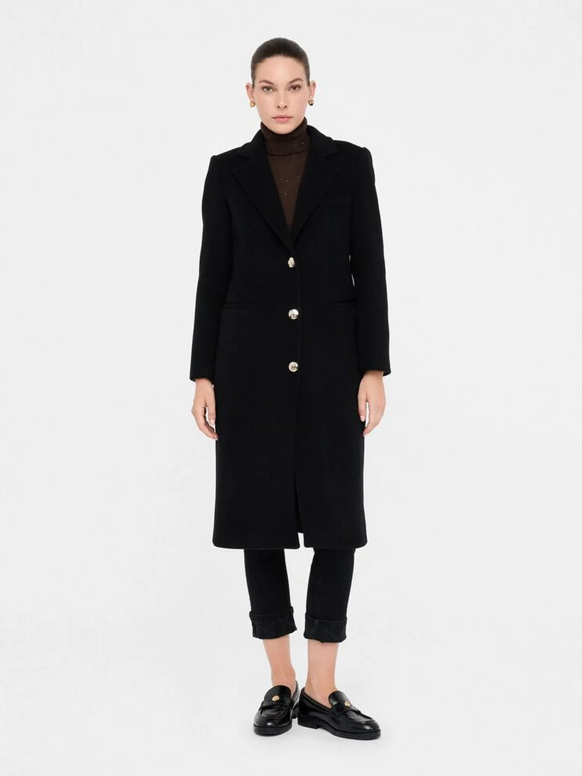 LIU JO BLACK Cappotto Donna CF5305T2583 22222 Nero - Image 5