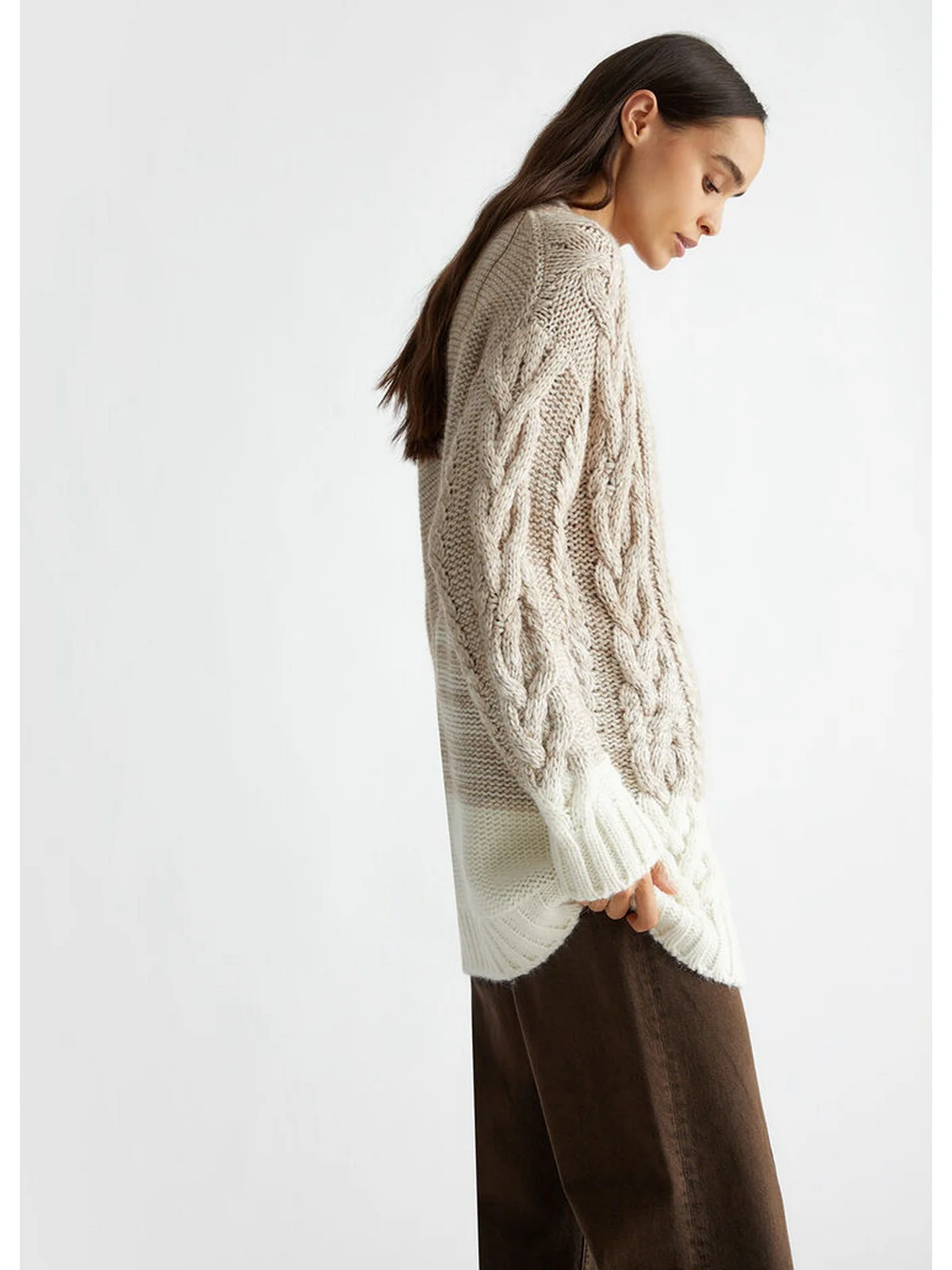 LIU JO BLACK Cardigan Donna CF4248MA329 N9624 Beige - Image 2