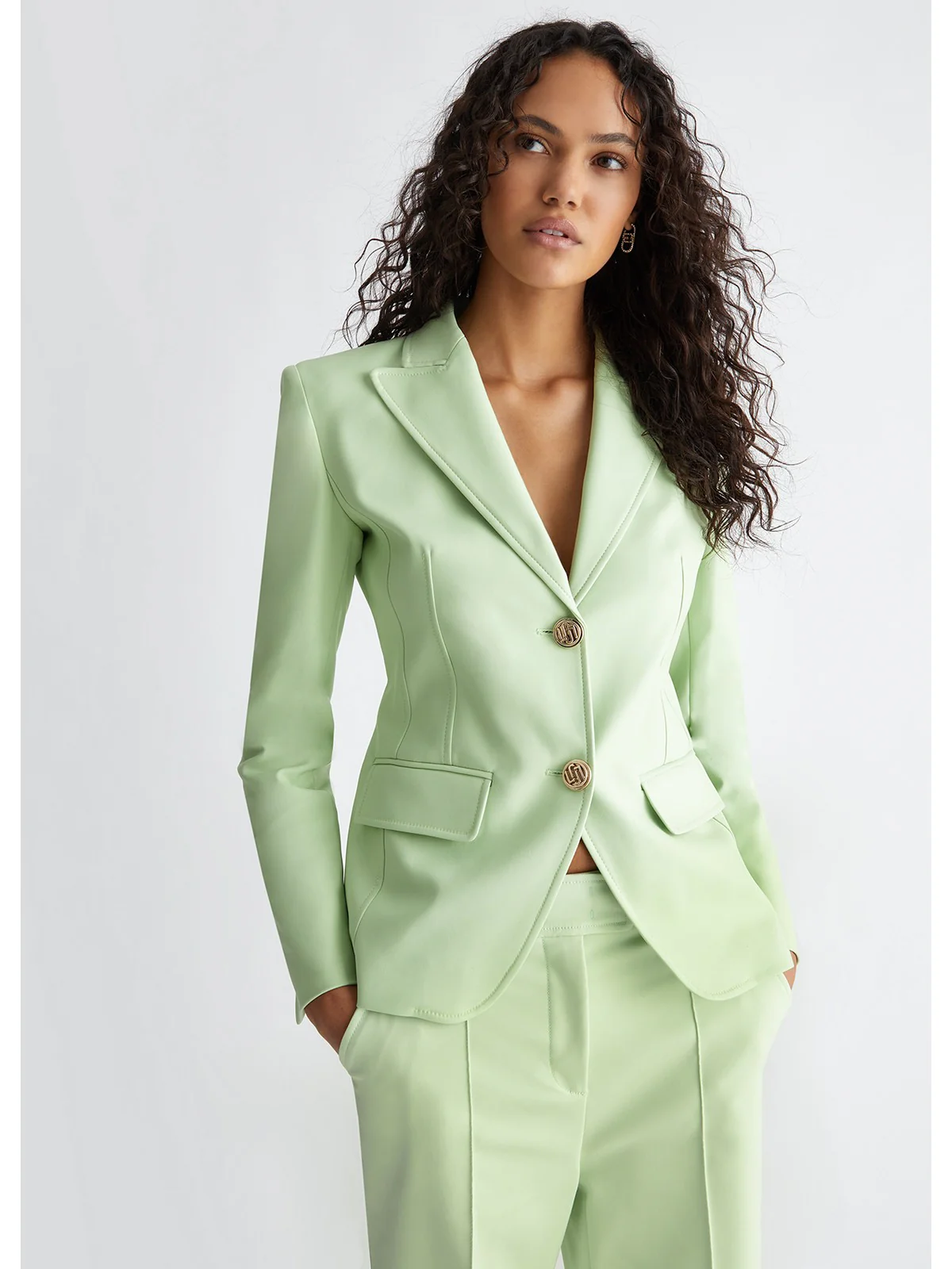 LIU JO BLACK Giacca Donna  CA4337T2553 X0546 Verde - Image 4