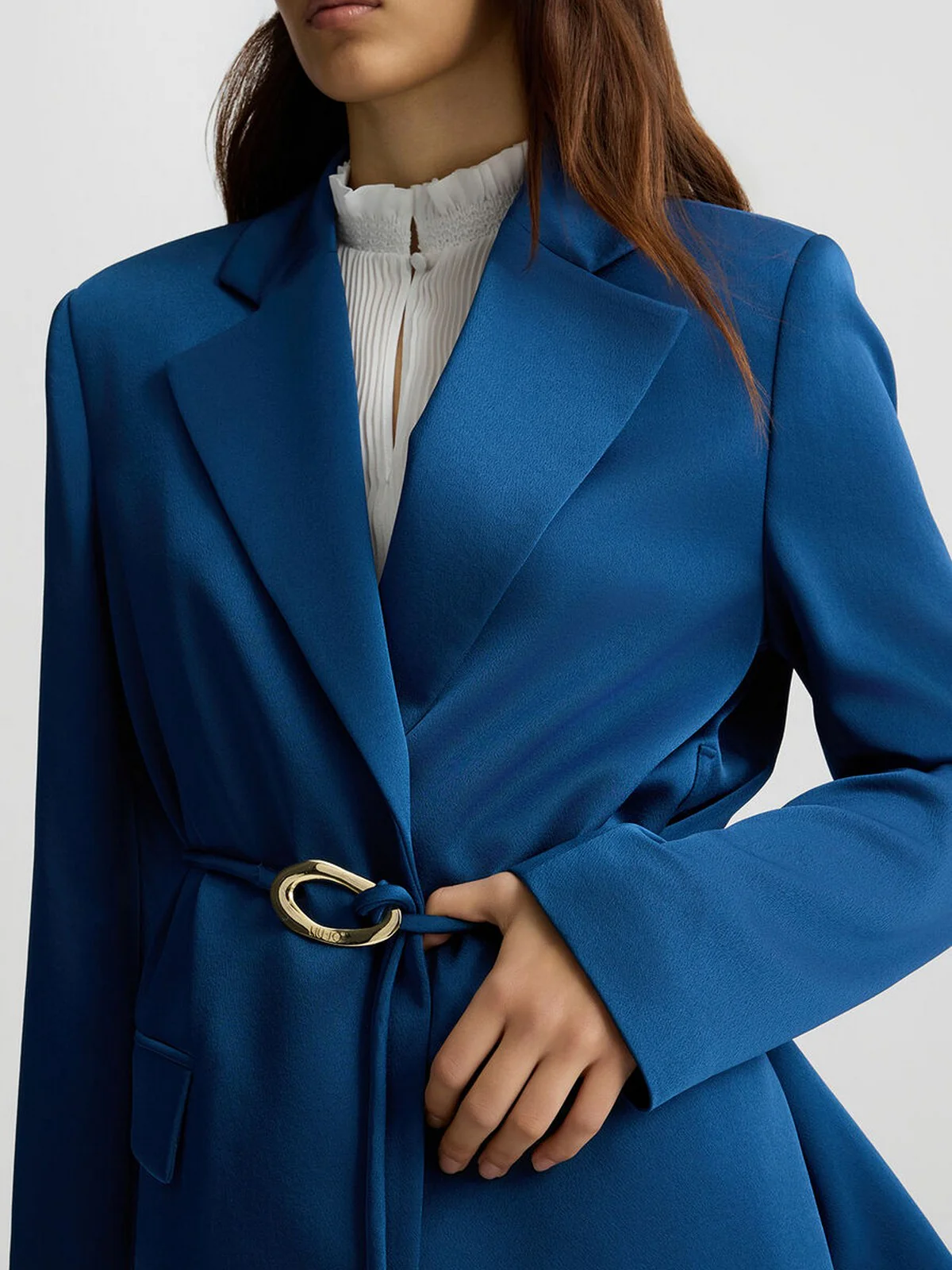 LIU JO BLACK Giacca Donna  CA5270TS870 X0648 Blu - Image 4