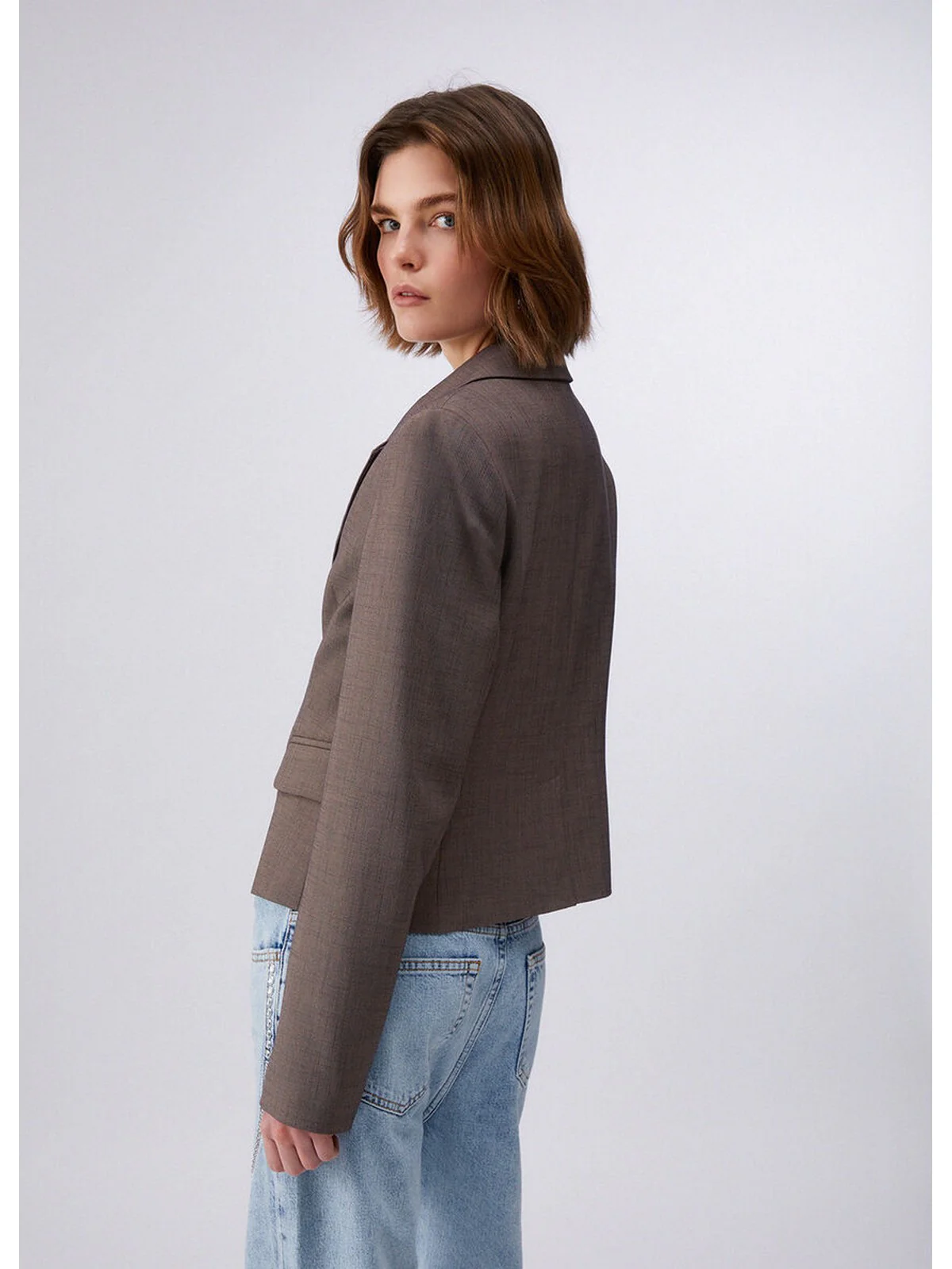 LIU JO BLACK Giacca Donna  CA6122T577A P9578 Pepe melange - Image 2
