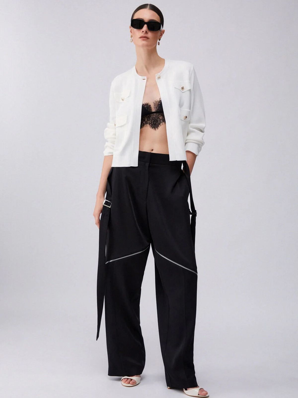 LIU JO BLACK Giacca Donna  CA6198MS55N P9636 Gleam white - Image 2