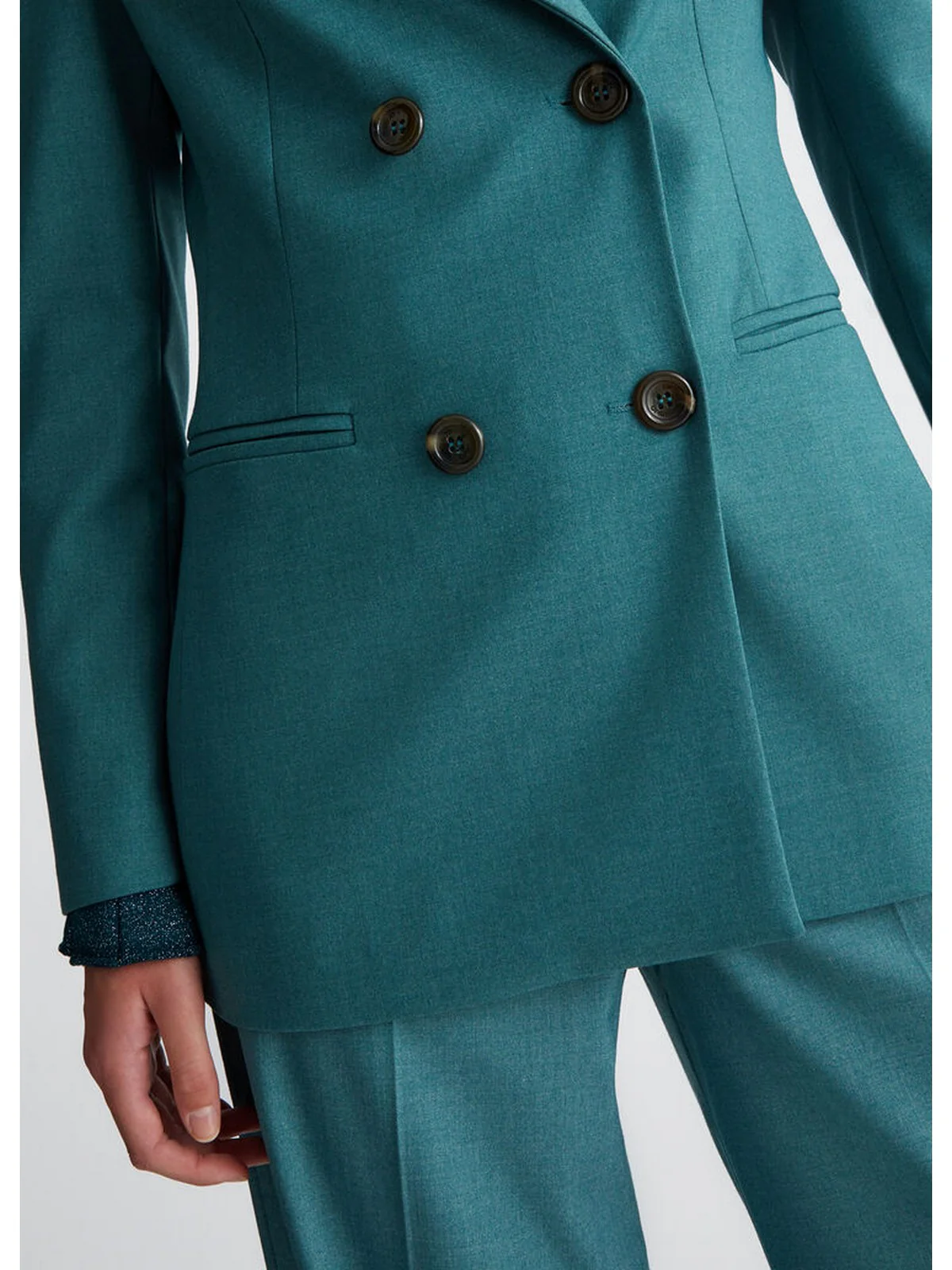 LIU JO BLACK Giacca Donna CF4358T2624 02831 Verde - Image 2