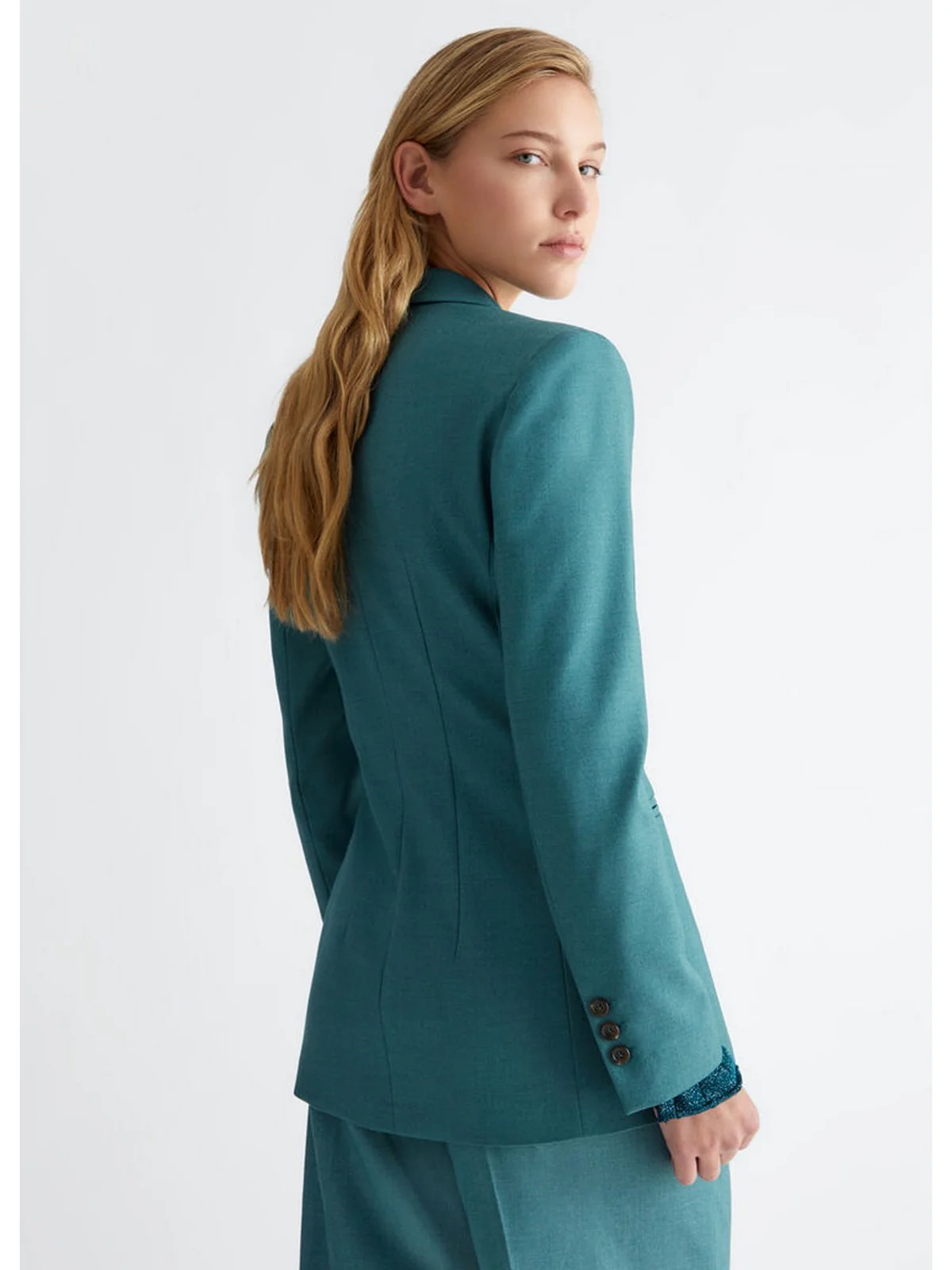 LIU JO BLACK Giacca Donna CF4358T2624 02831 Verde - Image 5