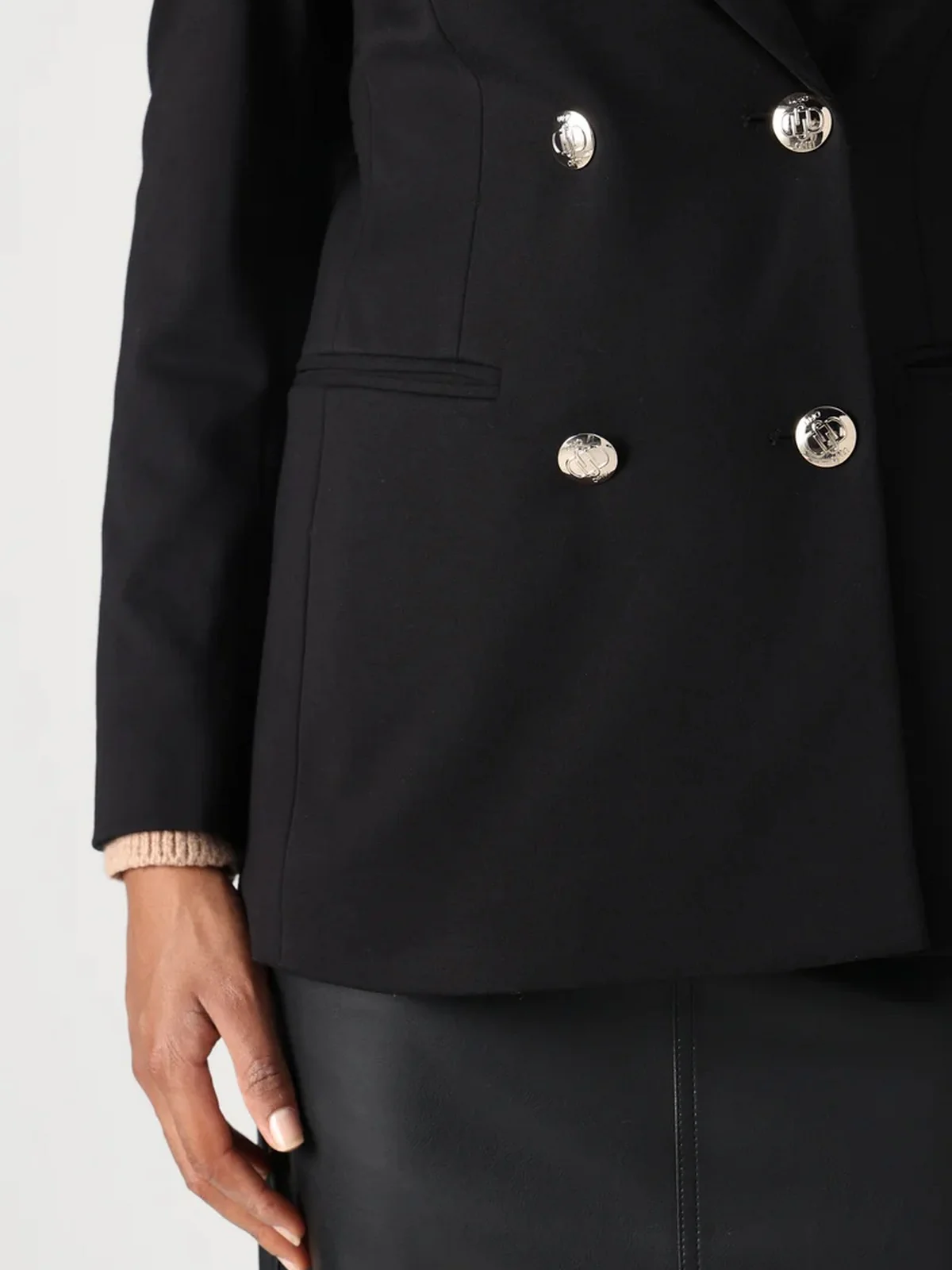 LIU JO BLACK Giacca Donna  CF4368J1857 22222 Nero - Image 4