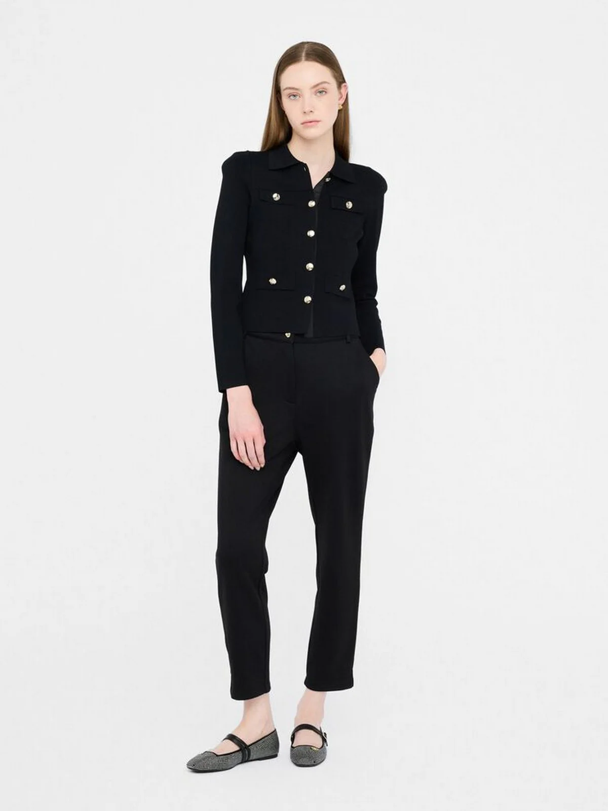 LIU JO BLACK Giacca Donna  CF5152MS55N 22222 Nero - Image 2
