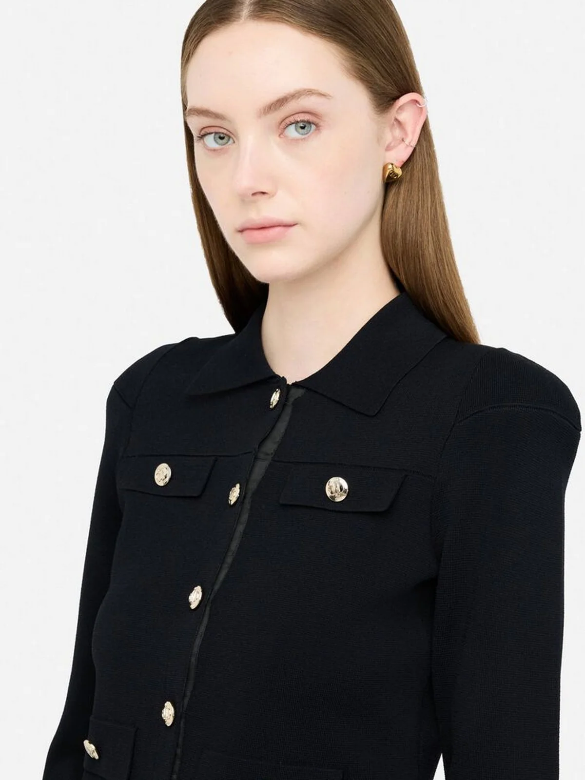 LIU JO BLACK Giacca Donna  CF5152MS55N 22222 Nero - Image 3