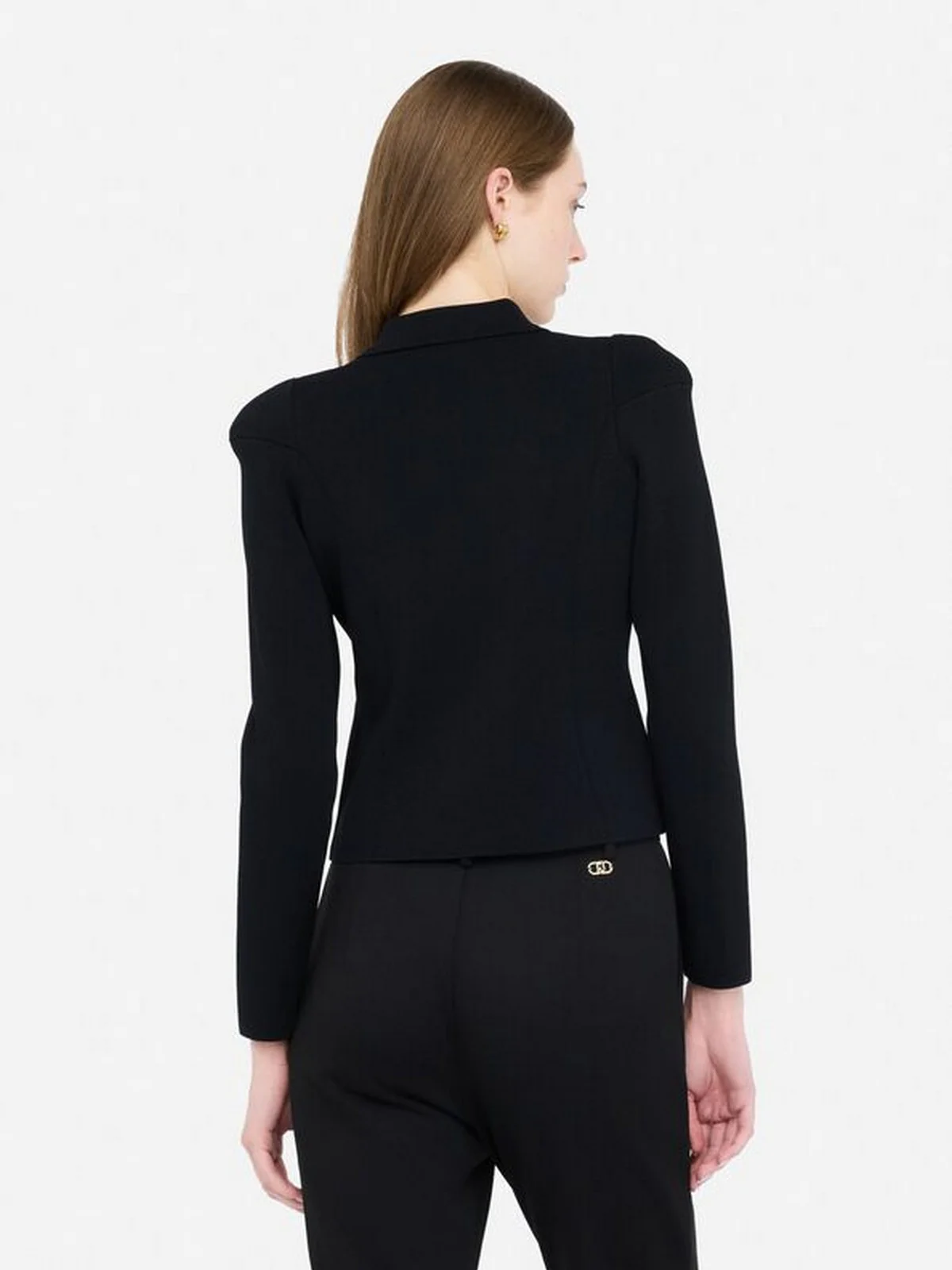 LIU JO BLACK Giacca Donna  CF5152MS55N 22222 Nero - Image 4