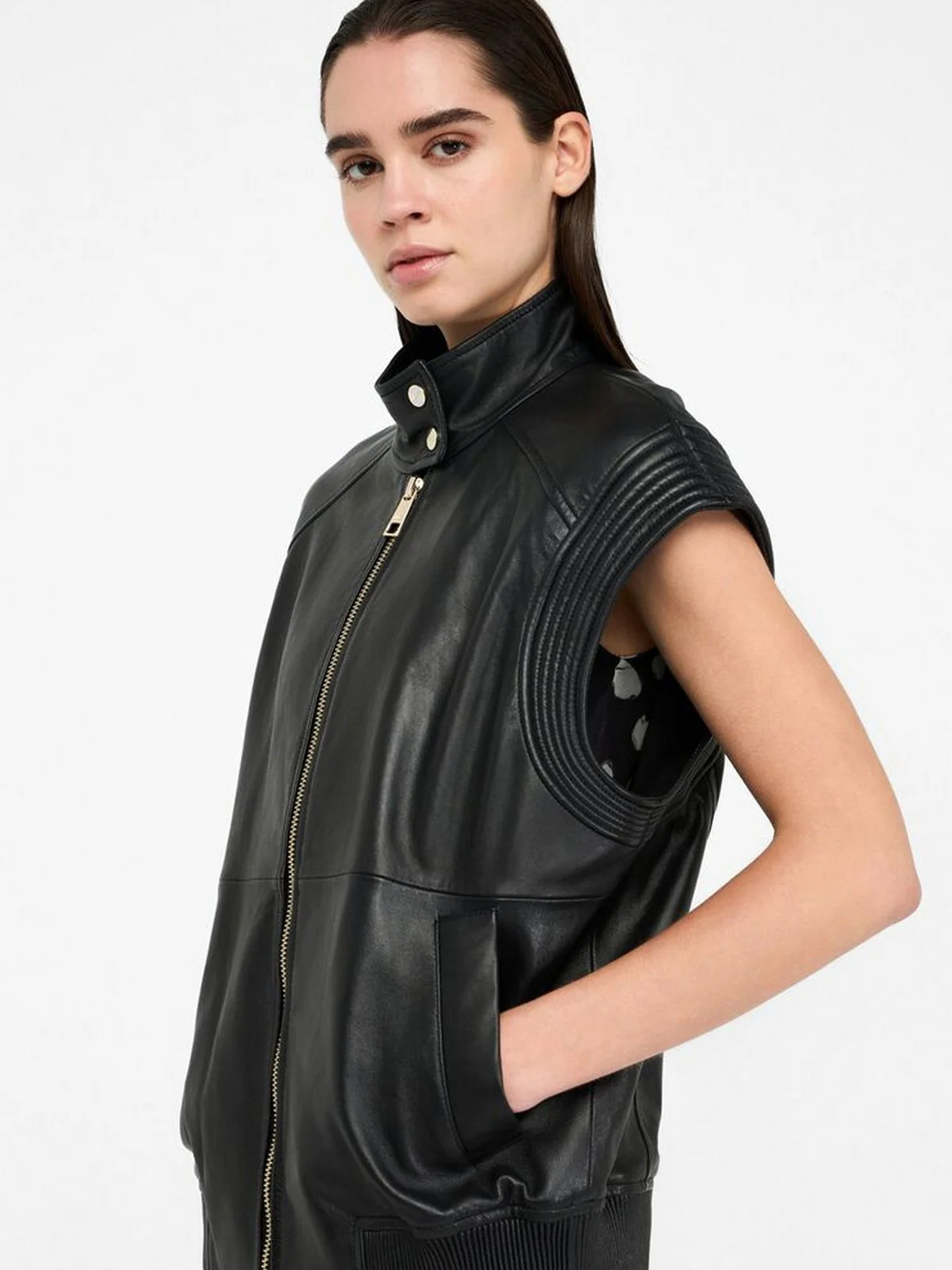 LIU JO BLACK Gilet Donna  CF5163P0379 22222 Nero - Image 2