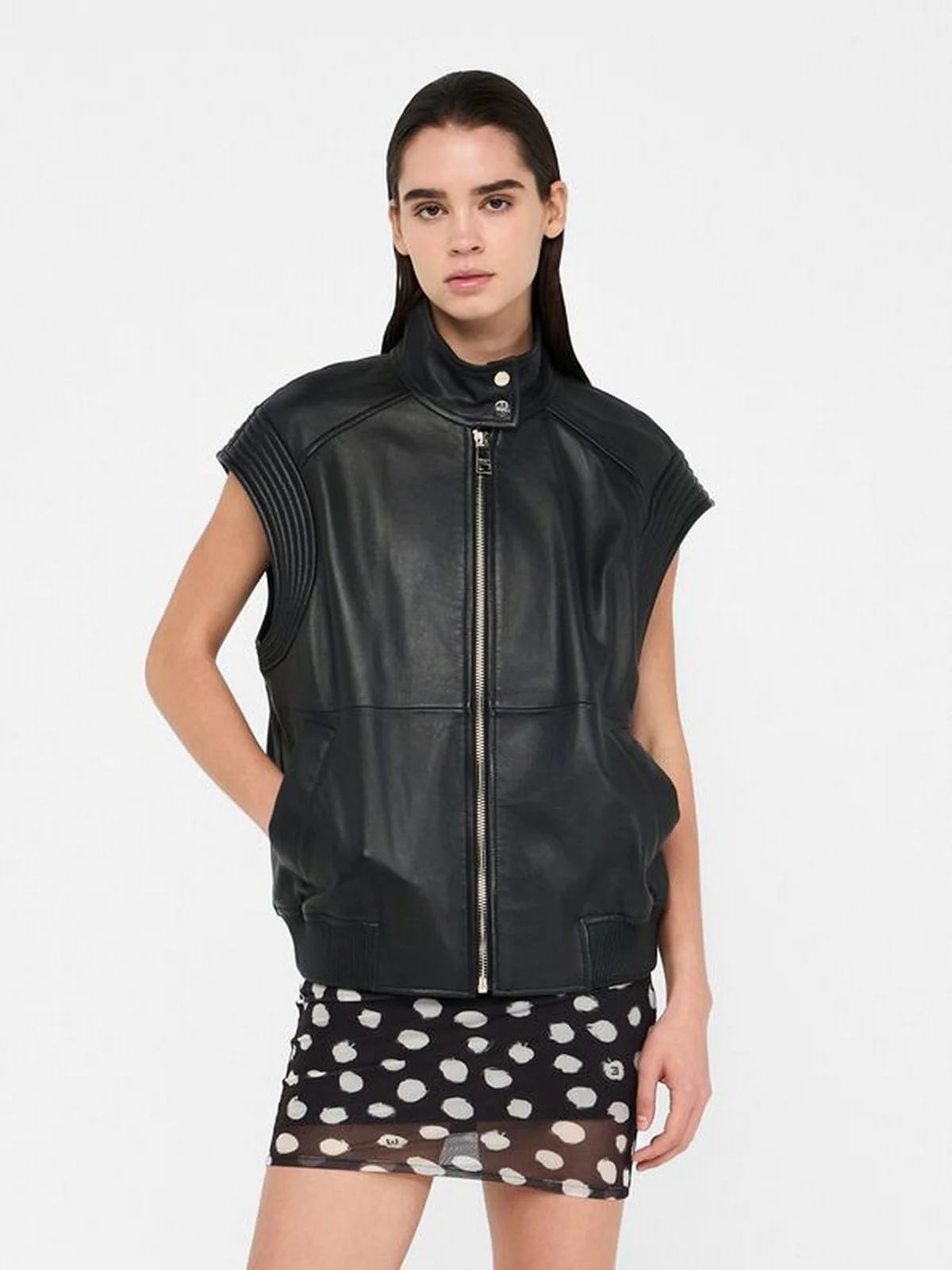 LIU JO BLACK Gilet Donna  CF5163P0379 22222 Nero - Image 4