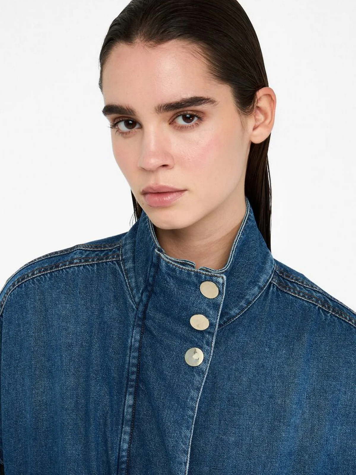 LIU JO BLACK Giubbino Donna CF5139D5026 77122 Den.Blu lav.medio - Image 6