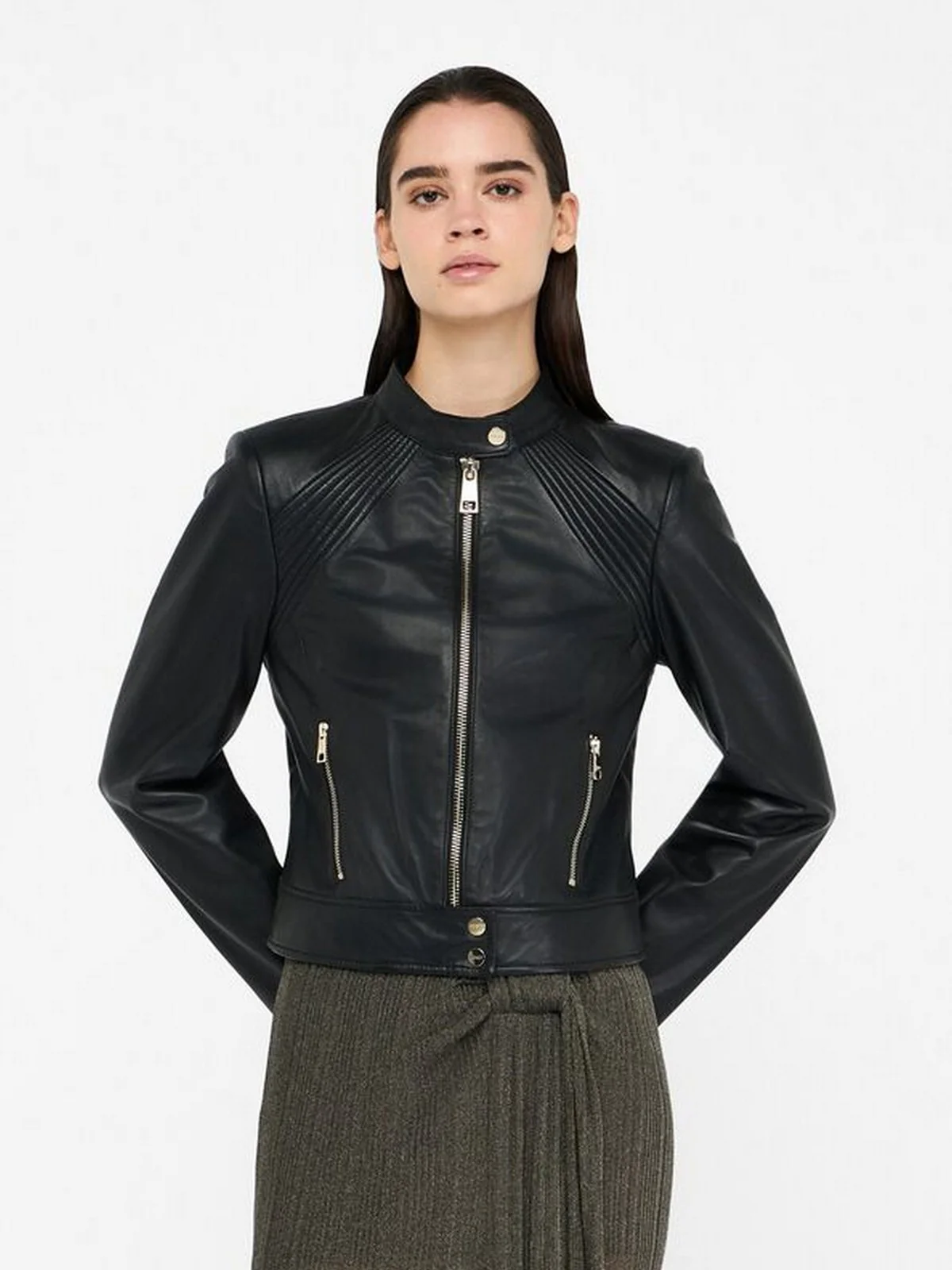 LIU JO BLACK Giubbino Donna  CF5162P0379 22222 Nero - Image 4