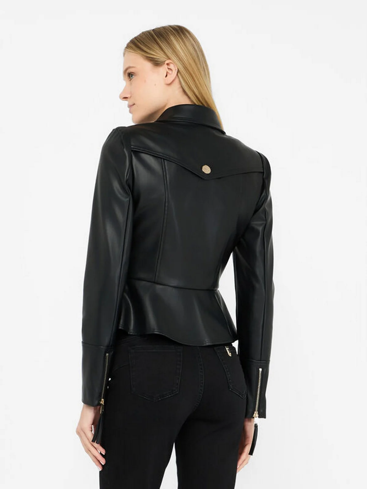 LIU JO BLACK Giubbino Donna  CF5203E0624 22222 Nero - Image 4